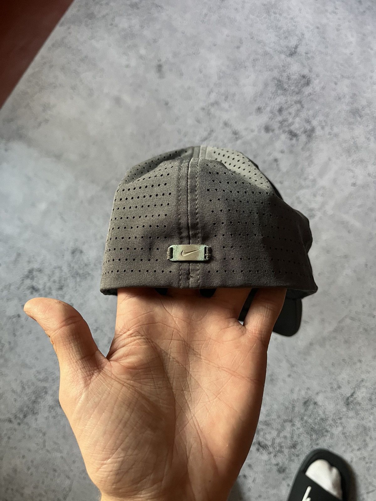 Nike × Vintage Vintage Nike Court Big Swoosh Cap Drill Hat Y2K USA TN ACG Size ONE SIZE - 3 Thumbnail