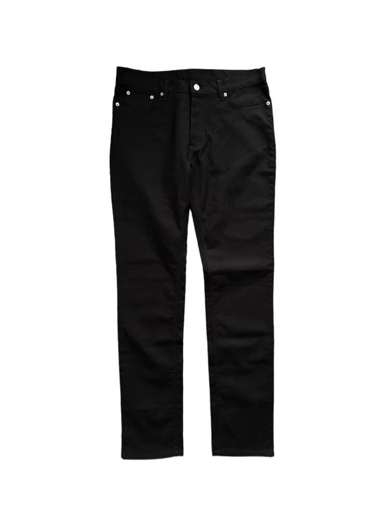 Helmut Lang HELMUT LANG Elastic Cotton Black Jeans Size US 32 / EU 48 - 1 Thumbnail