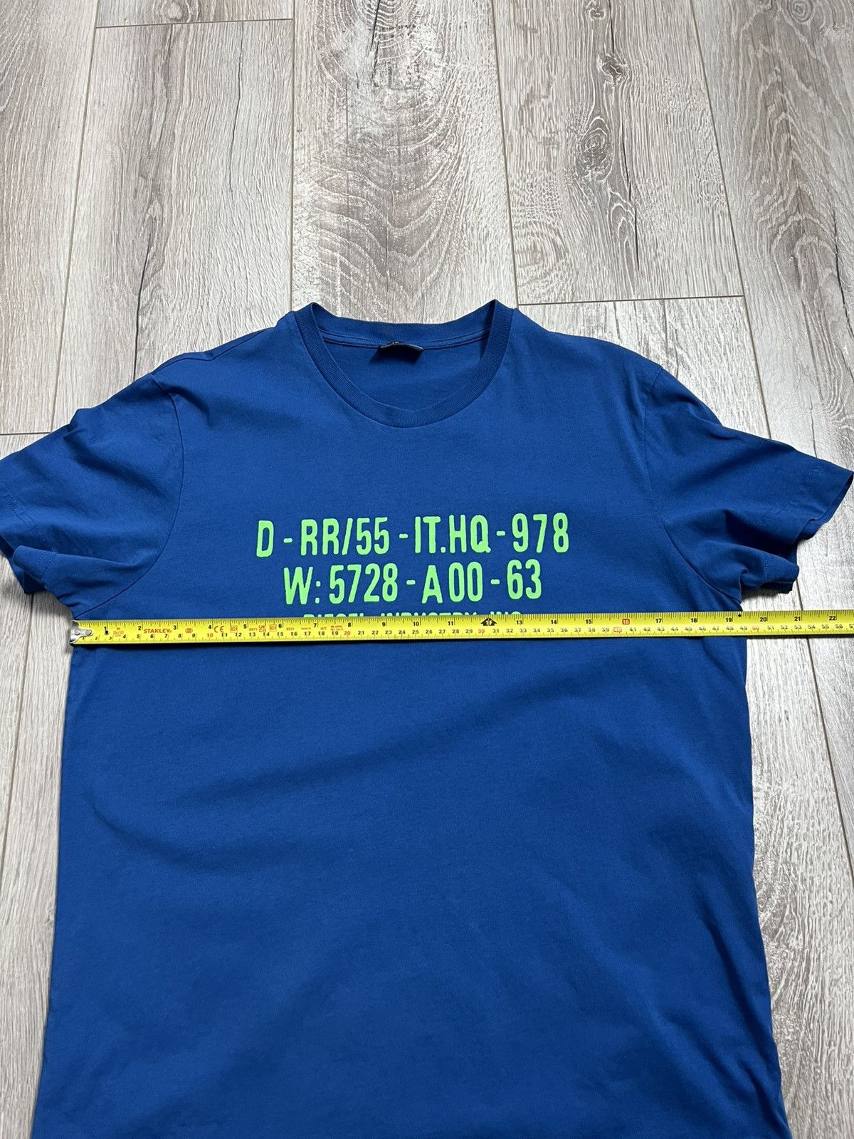 Diesel Diesel Y2K T-Shirt Big Print Hype Tee Blue Size US L / EU 52-54 / 3 - 12 Thumbnail