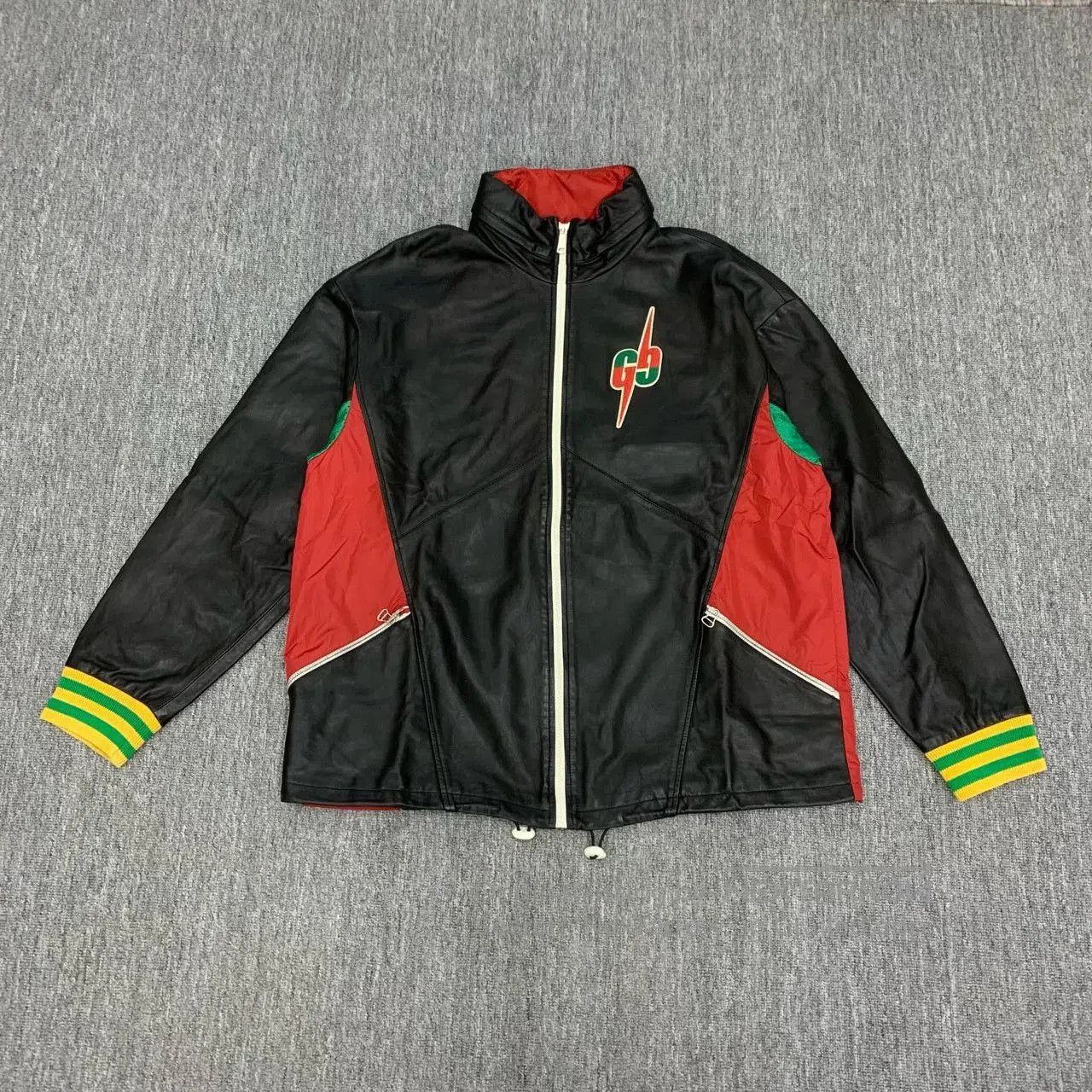 Gucci gucci dual g patch leather jacket. Size US L / EU 52-54 / 3 - 1 Thumbnail