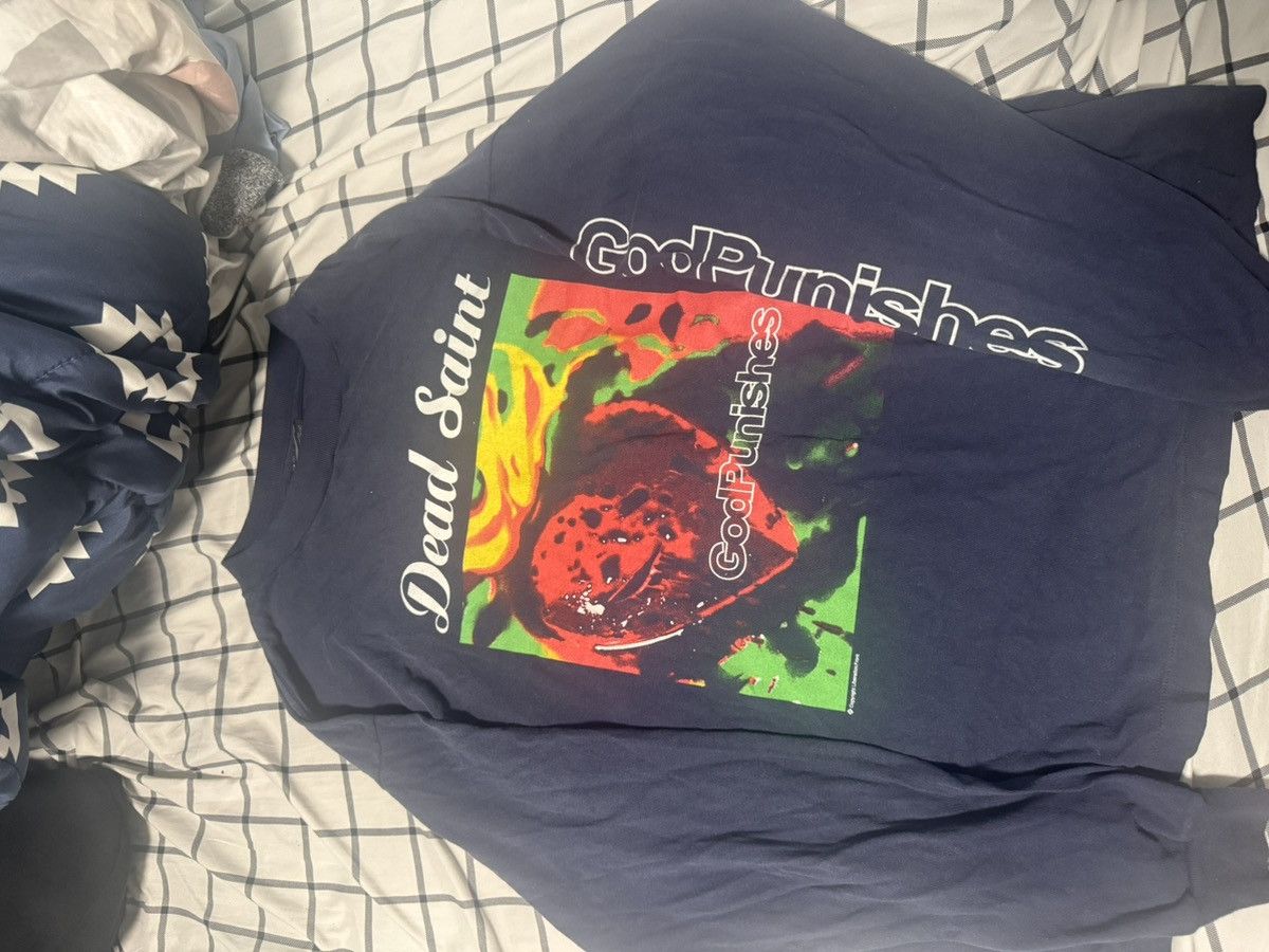 トップス SAINT MICHAEL GS_LS TEE GITS BLACK SAINT MICHAEL/GS_LS TEE/GITS/BLACK