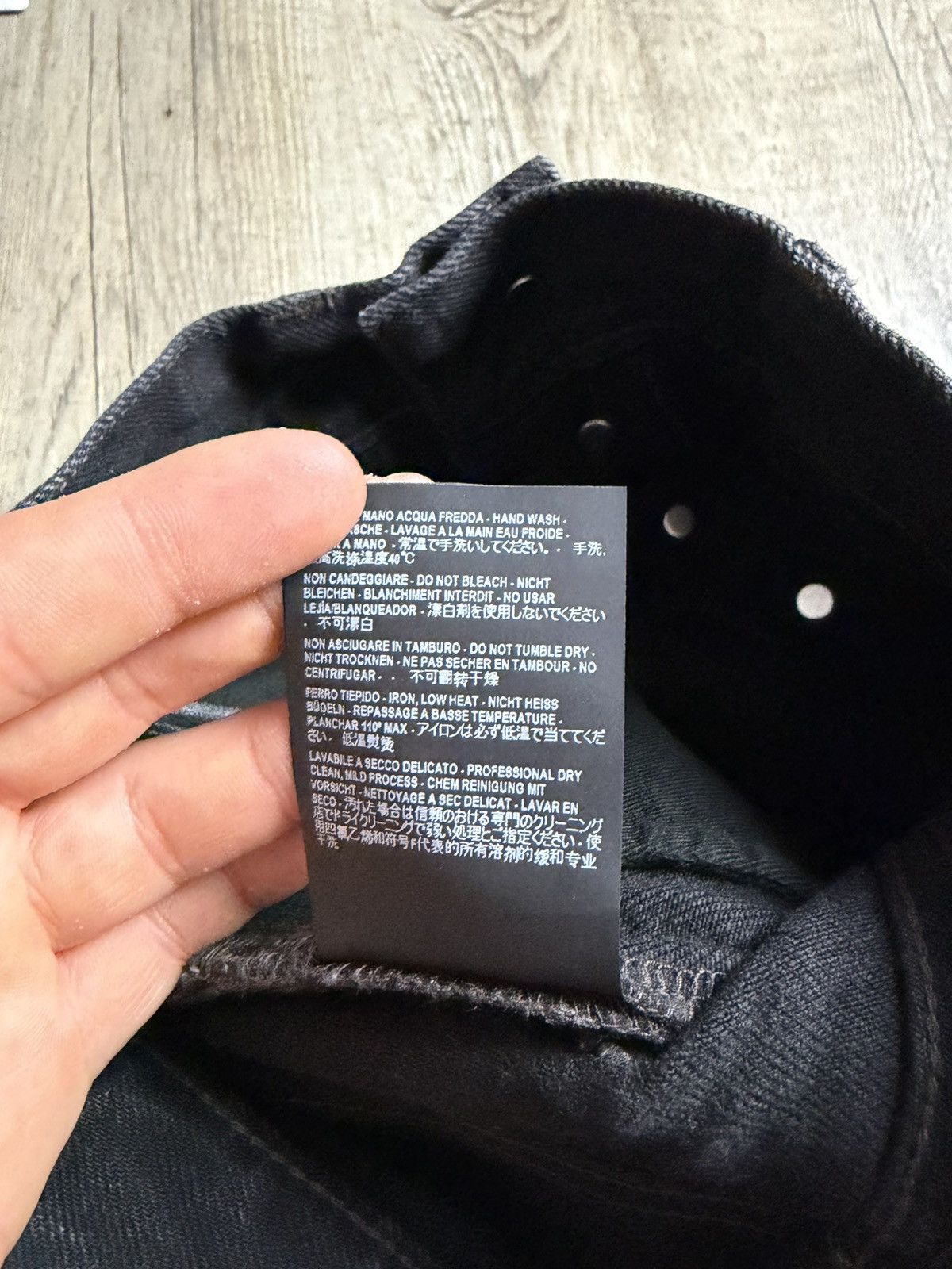 Balenciaga sample 24 Balenciaga denim/Leather hybrid Biker Pants Size US 29 - 11 Thumbnail