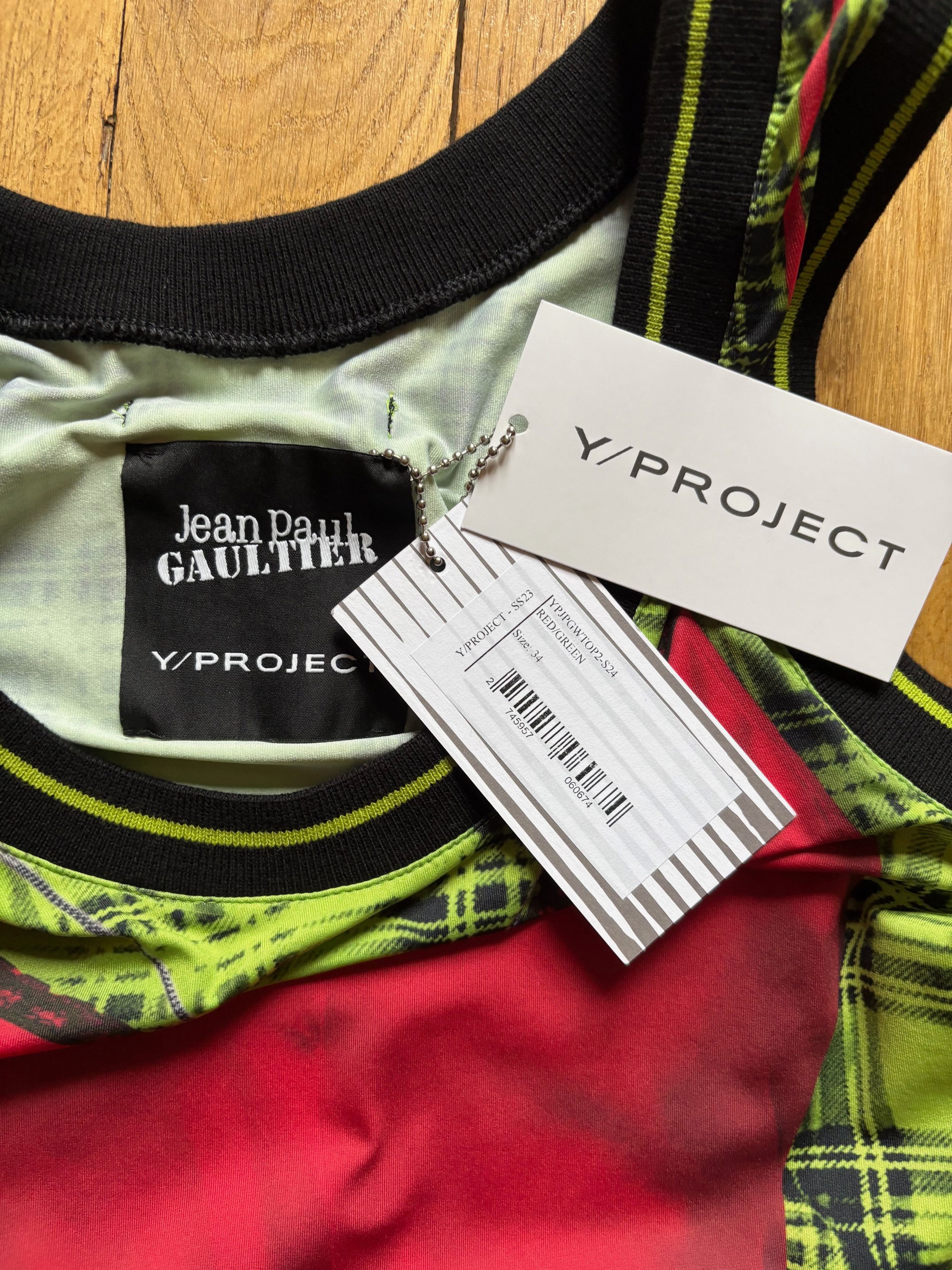 Jean Paul Gaultier × Y/Project Jean Paul Gaultier x Y/Project Trompe L'oeil sleeveless top Size XS / US 0-2 / IT 36-38 - 3 Thumbnail