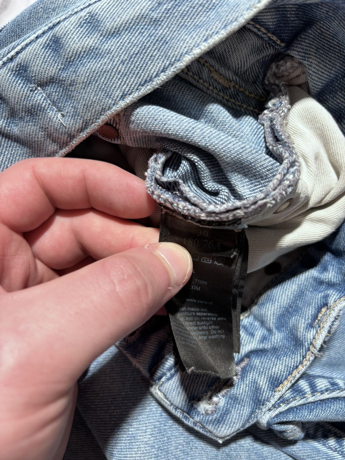 Allsaints Allsaints Jeans Denim Distressed Y2K Designer Japanese Style Size US 30 / EU 46 - 7 Thumbnail