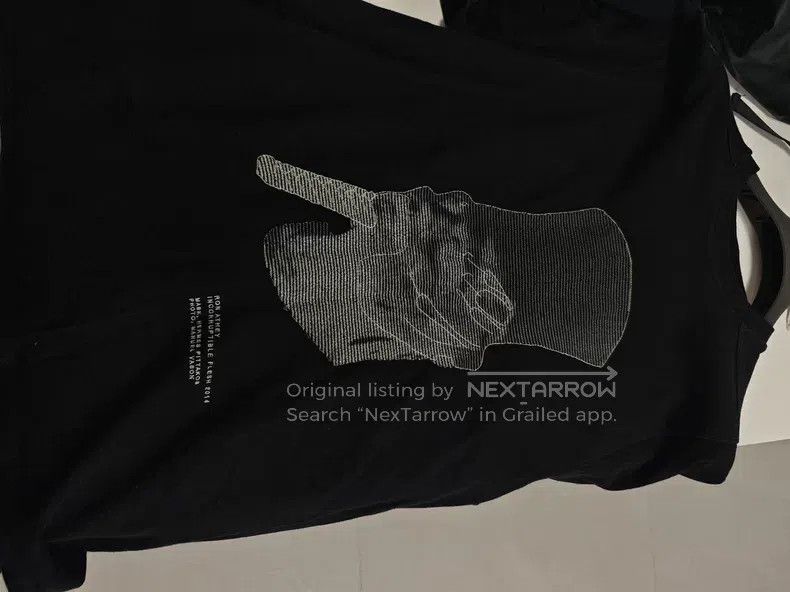 Rick Owens RICK OWENS 24 spring/summer Pharaoh embroidery T-shirt Size US L / EU 52-54 / 3 - 3 Thumbnail