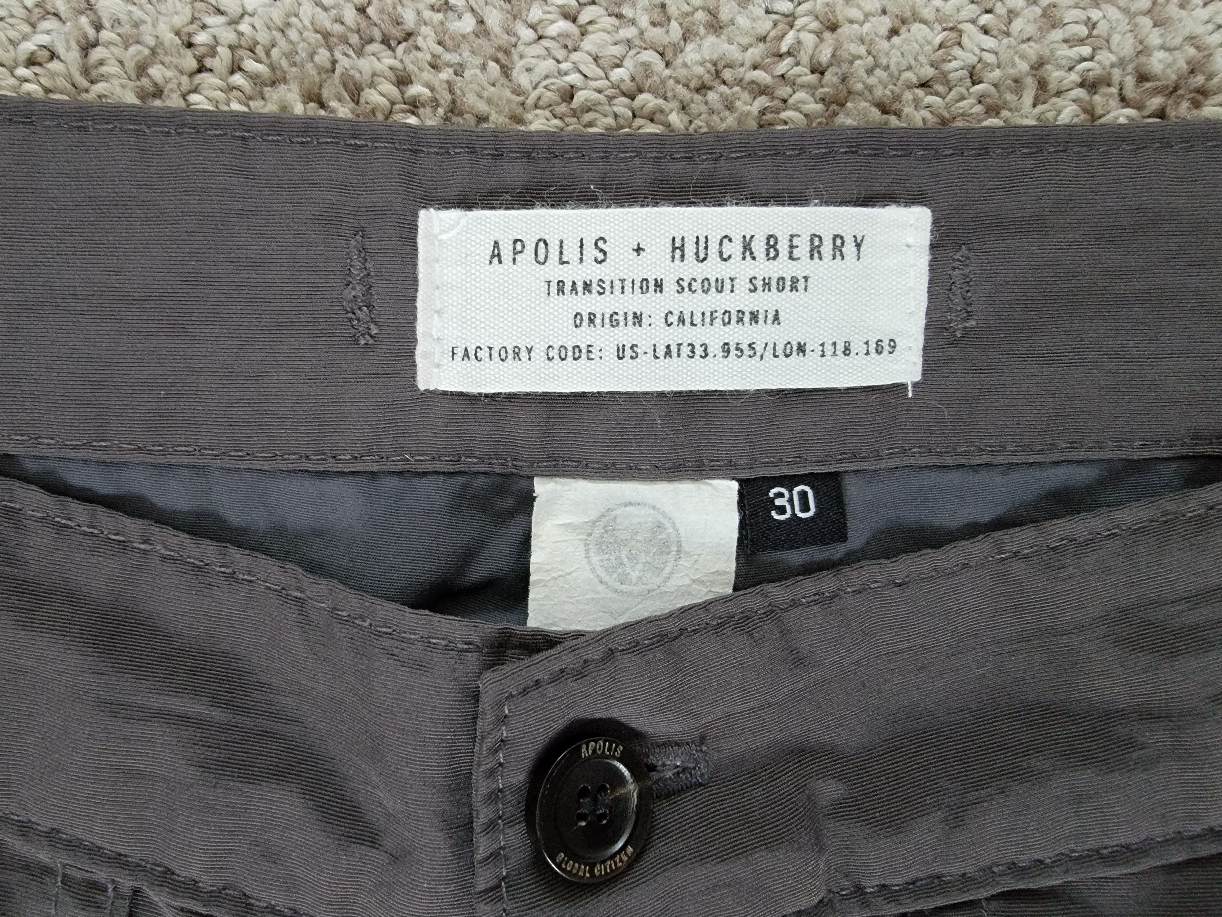 Apolis APOLIS x Huckberry Transition SCOUT Short Olive - Size 30 Size US 30 / EU 46 - 3 Thumbnail