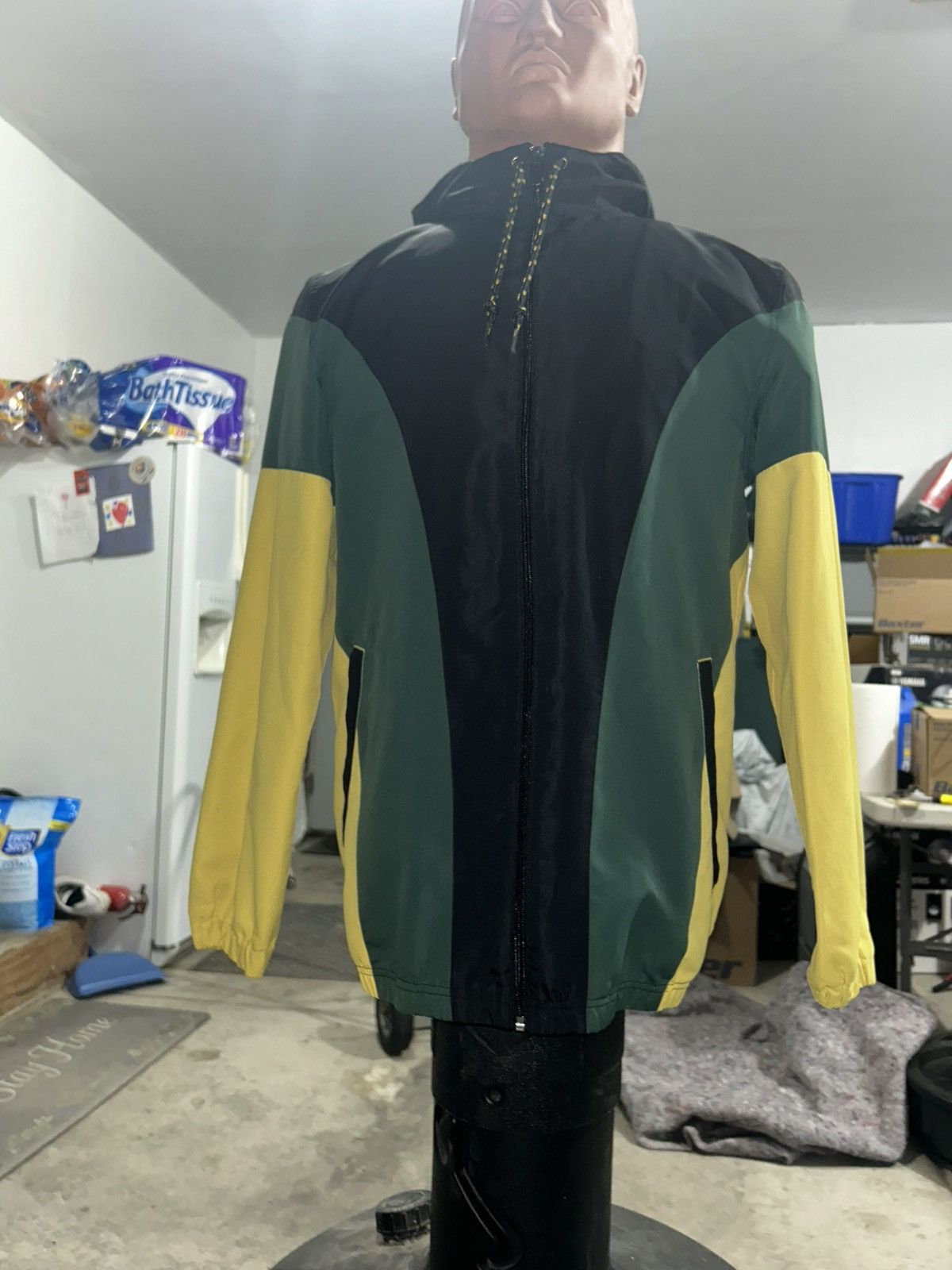 Empyre black, yellow and green wind breaker Size US L / EU 52-54 / 3 - 1 Thumbnail