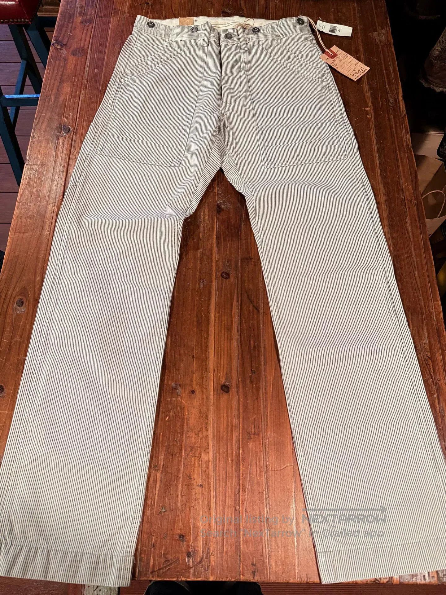 RRL Ralph Lauren RRL Striped Cargo Pants 29×32. Size US 29 - 1 Thumbnail