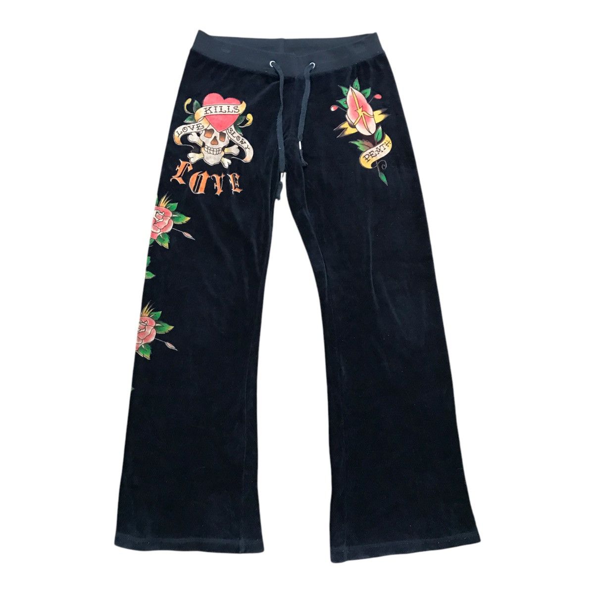 Christian Audigier × Ed Hardy EdHardy ChristianAudigier Velvet Embroidered Set Jacket/Pant Size US S / EU 44-46 / 1 - 7 Thumbnail