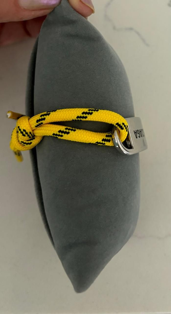 Balenciaga Logo Plate Adjustable Bracelet Size ONE SIZE - 4 Thumbnail