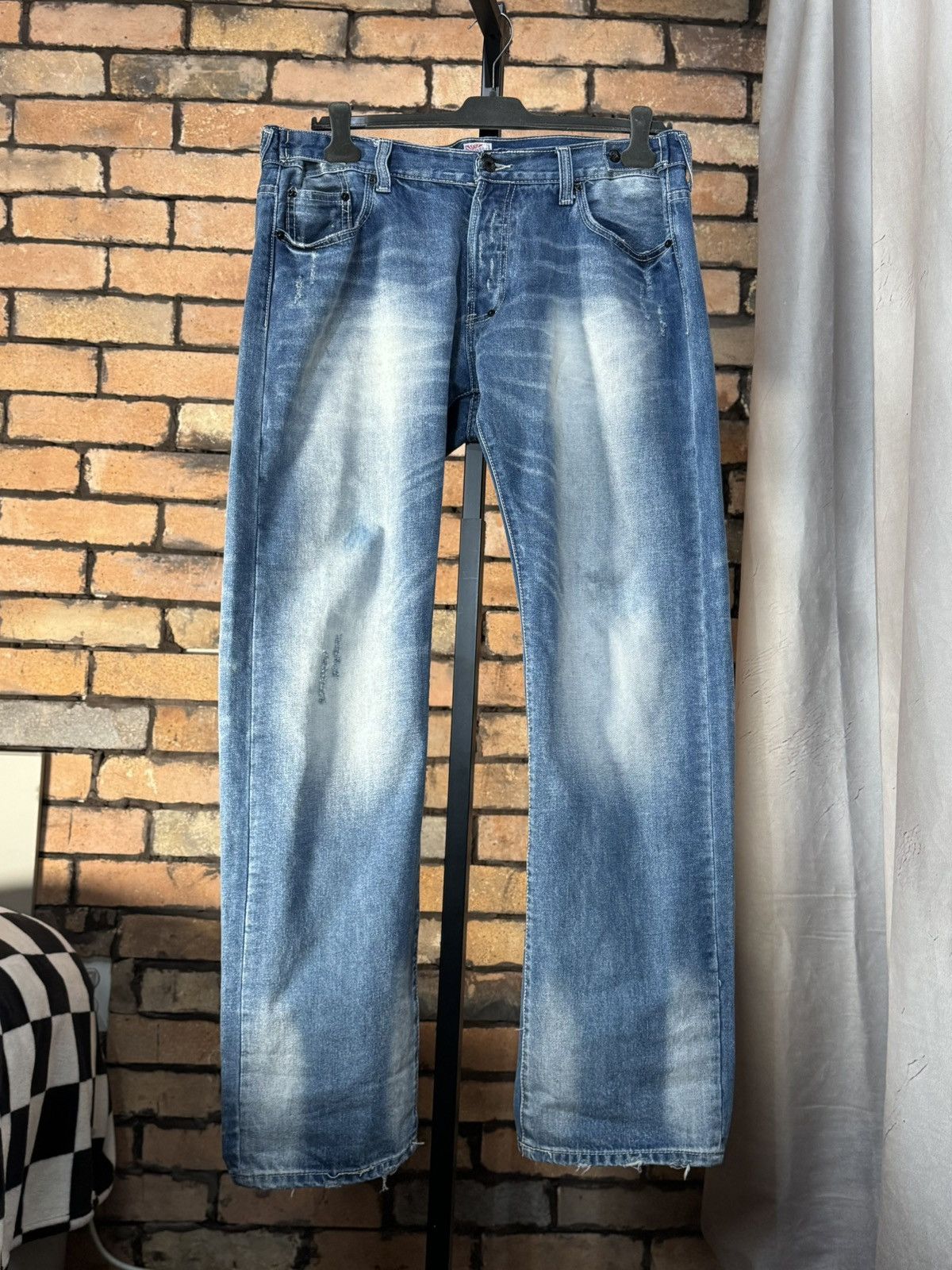 Prps $476 OG PRPS JAPAN MEDIUM WASH JEANS DENIM RELAX FIT Size US 38 / EU 54 - 1 Thumbnail