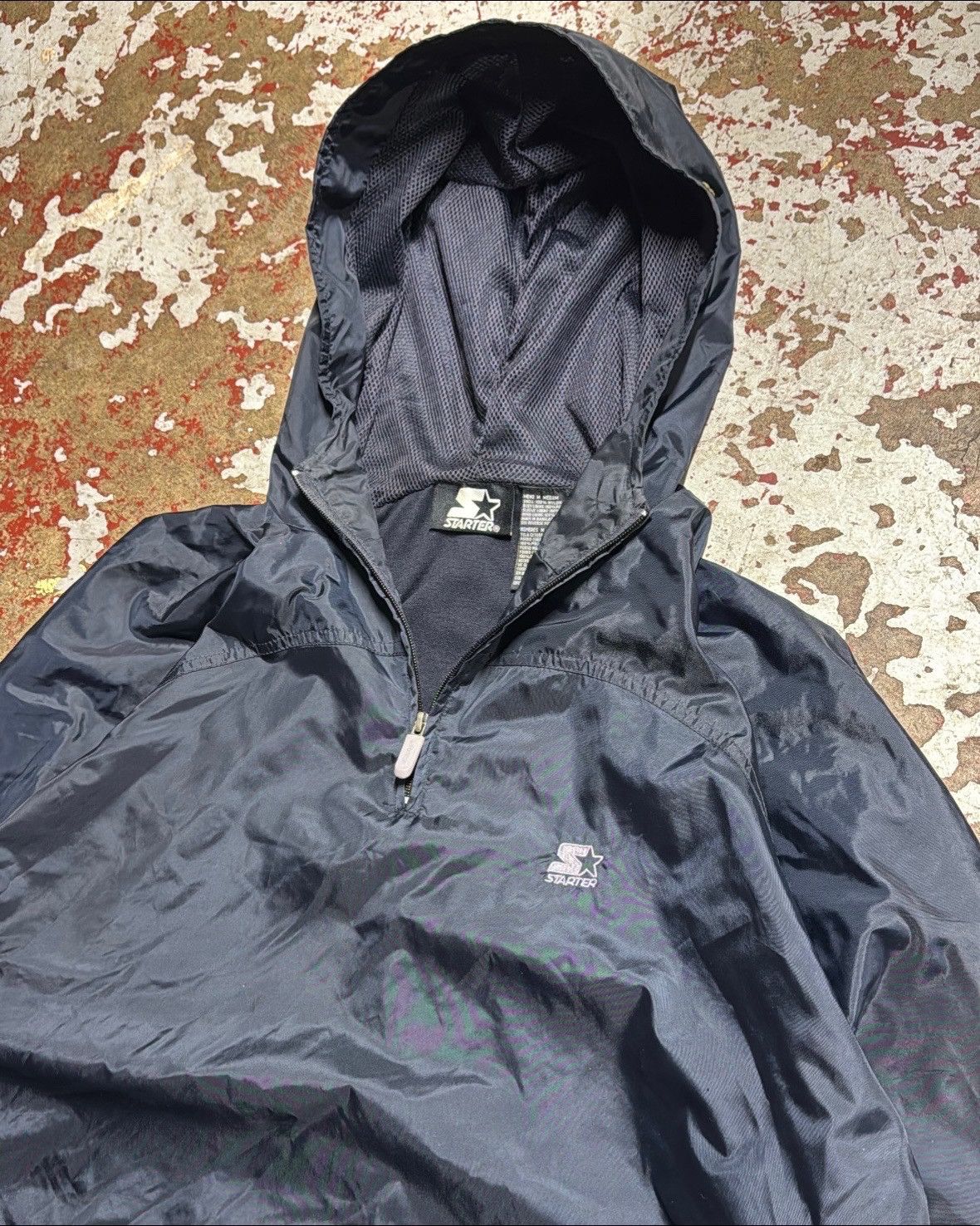 Starter Vintage Y2K Navy Starter Windbreaker Size US M / EU 48-50 / 2 - 3 Thumbnail