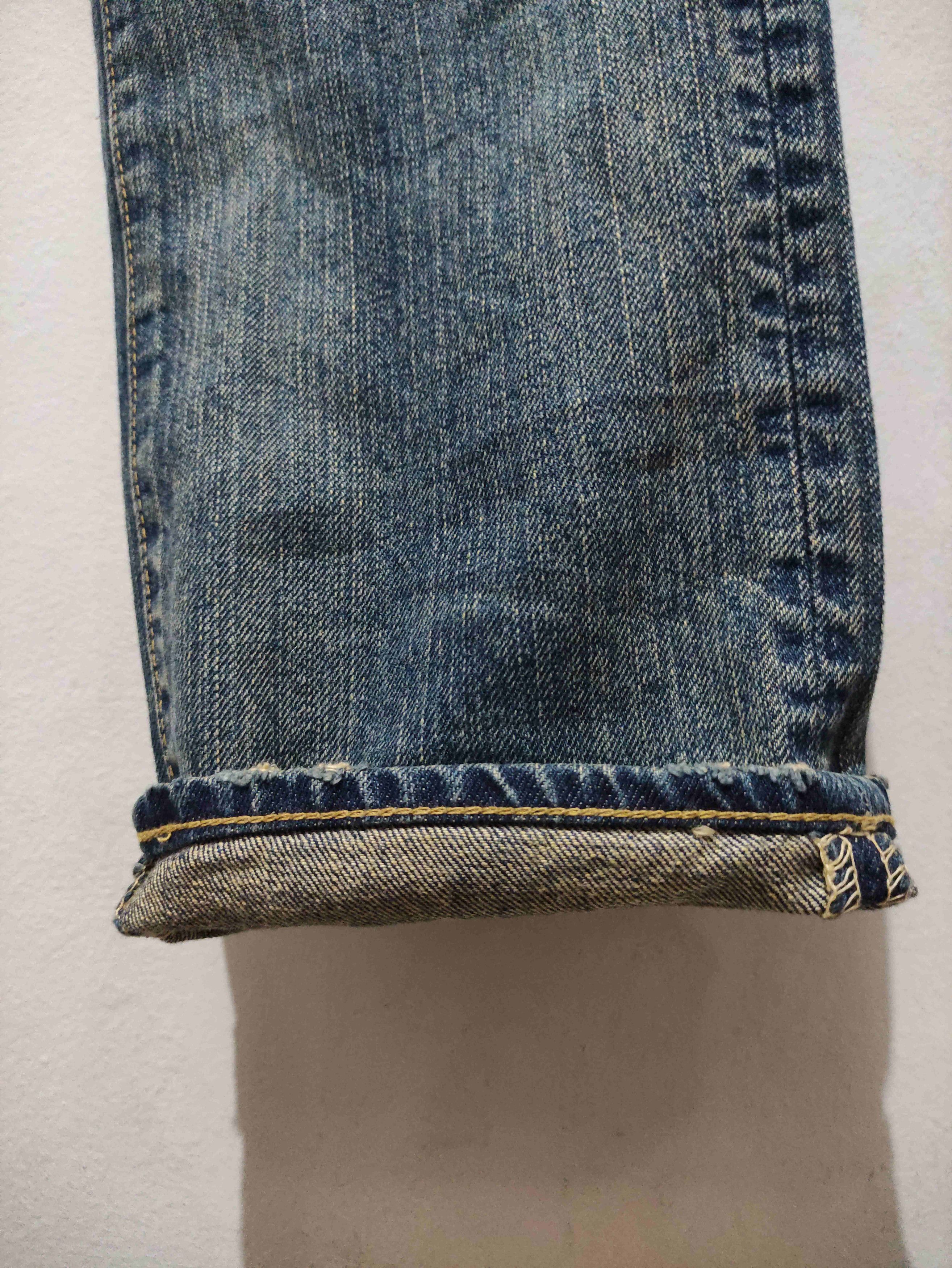 Spellbound Japanese Archive SPELLBOUND distressed grunge denim Size US 29 - 21 Thumbnail
