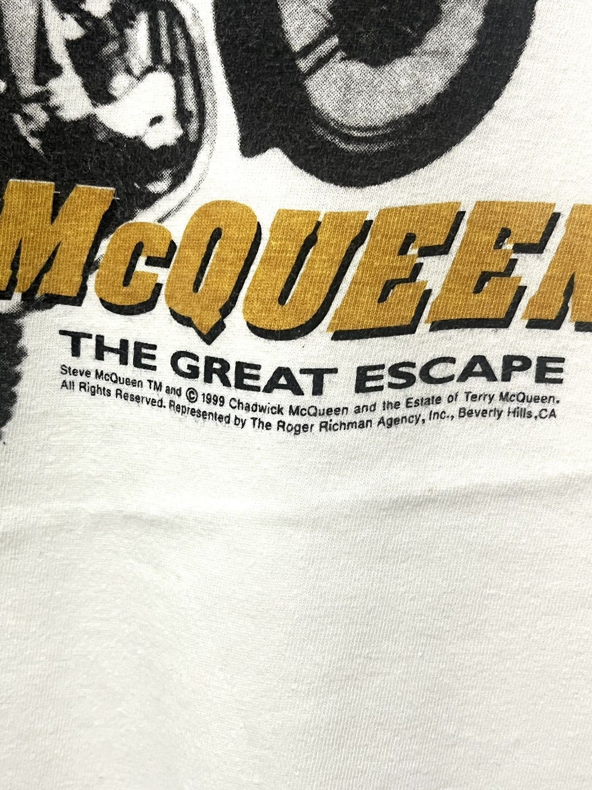 Vintage Vintage Steve McQueen The Great Escape Movie Tee Size US L / EU 52-54 / 3 - 3 Thumbnail