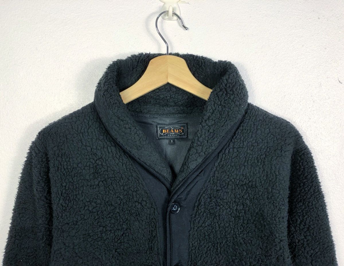 Beams Plus Rare Beams Japan Button Fleece Jacket Size US S / EU 44-46 / 1 - 2 Thumbnail