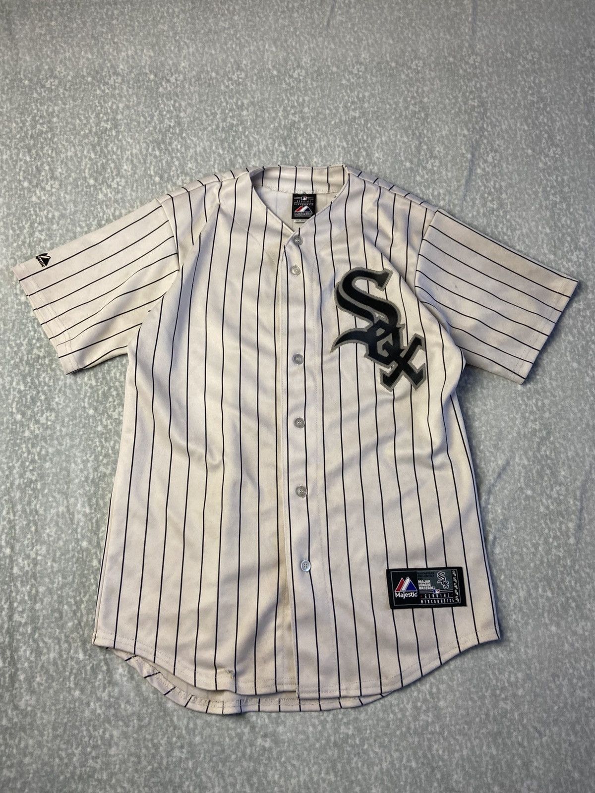 Majestic Majestic Chicago Sox MLB Pinstripe Baseball Jersey Size US S / EU 44-46 / 1 - 1 Thumbnail