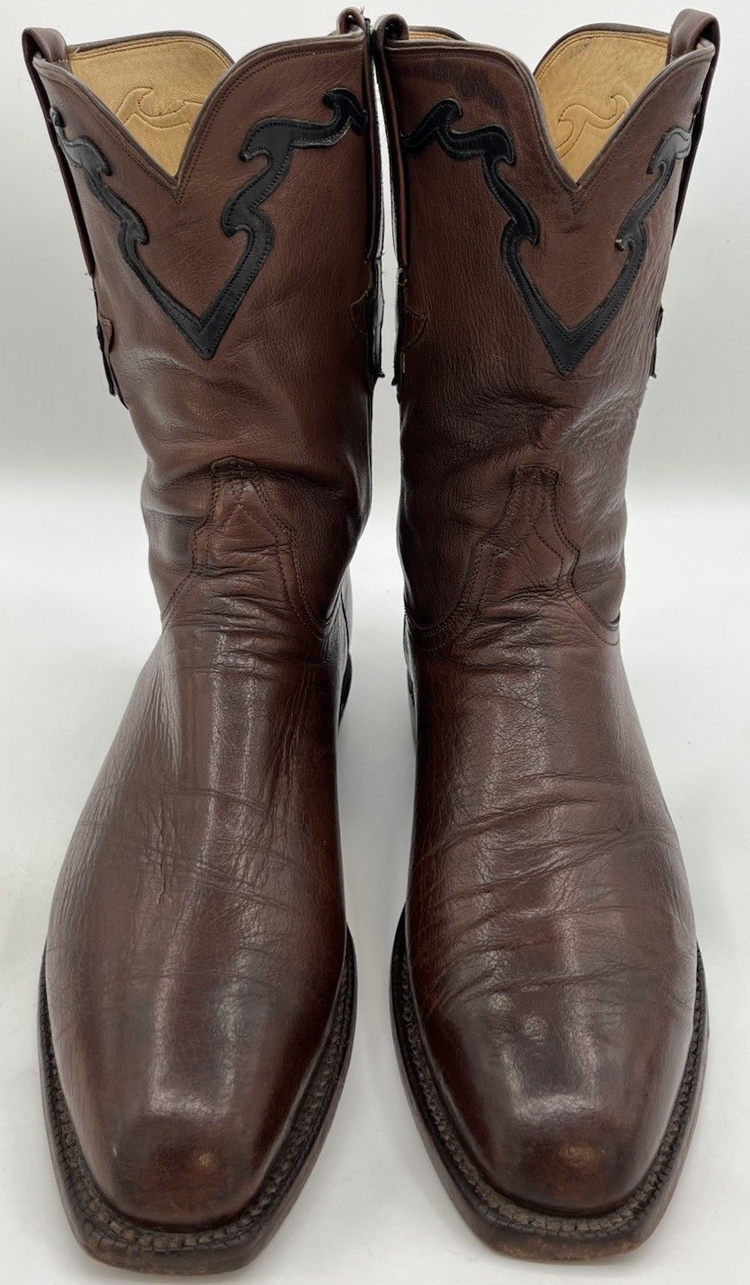 Lucchese LUCCHESE CLASSICS WHISKEY BURNISHED FLORENCE BUFFALO BOOTS Size US 13 / EU 46 - 2 Thumbnail