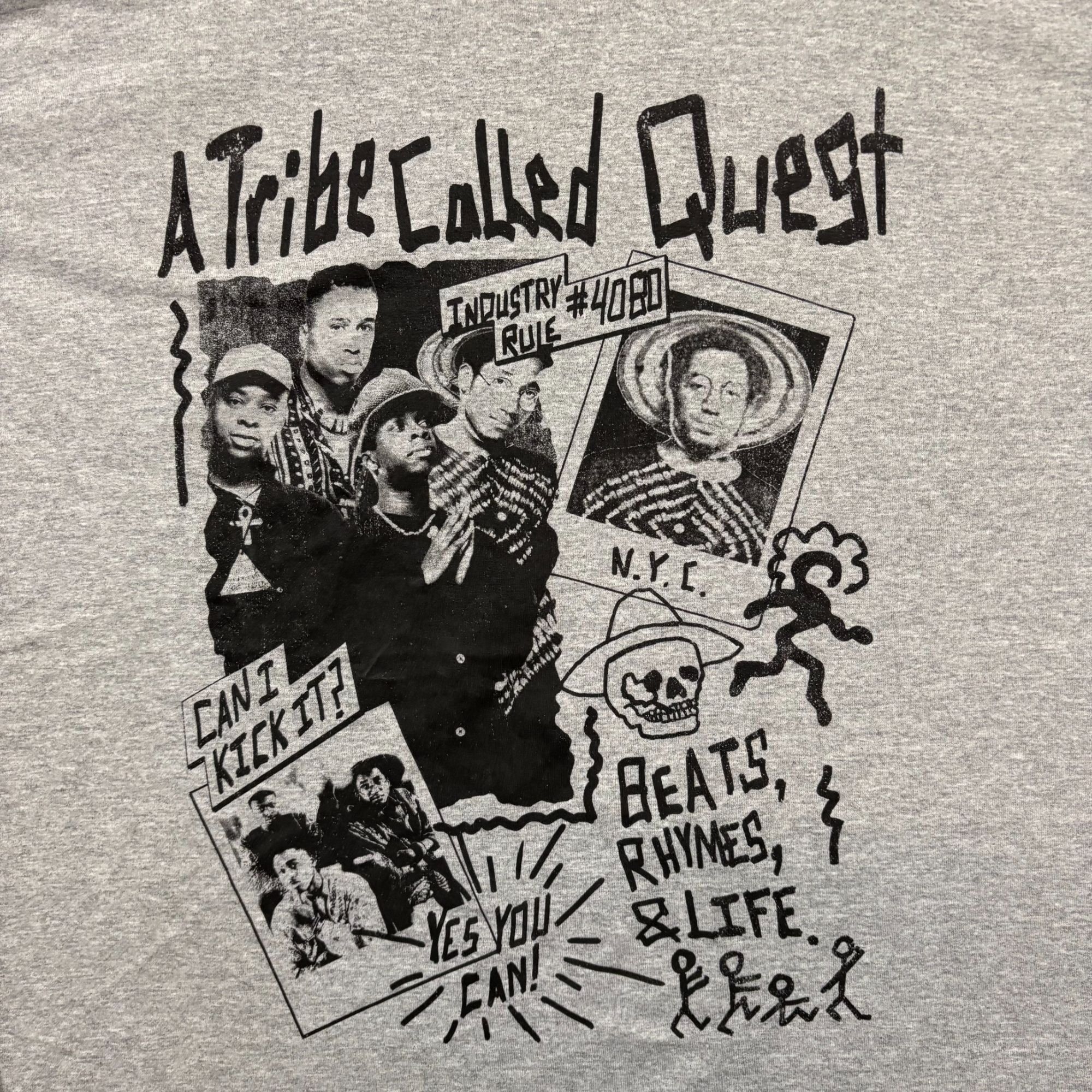 Rap Tees A Tribe Called Quest Can I Kick It Hip-Hop Oversized Tee L Size US L / EU 52-54 / 3 - 2 Thumbnail