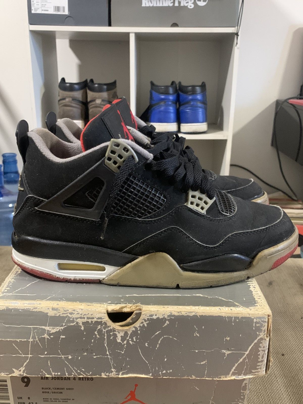 Nike Nike Air Jordan 1999 Bred 4 OG ALL Size US 9 / EU 42 - 4 Thumbnail