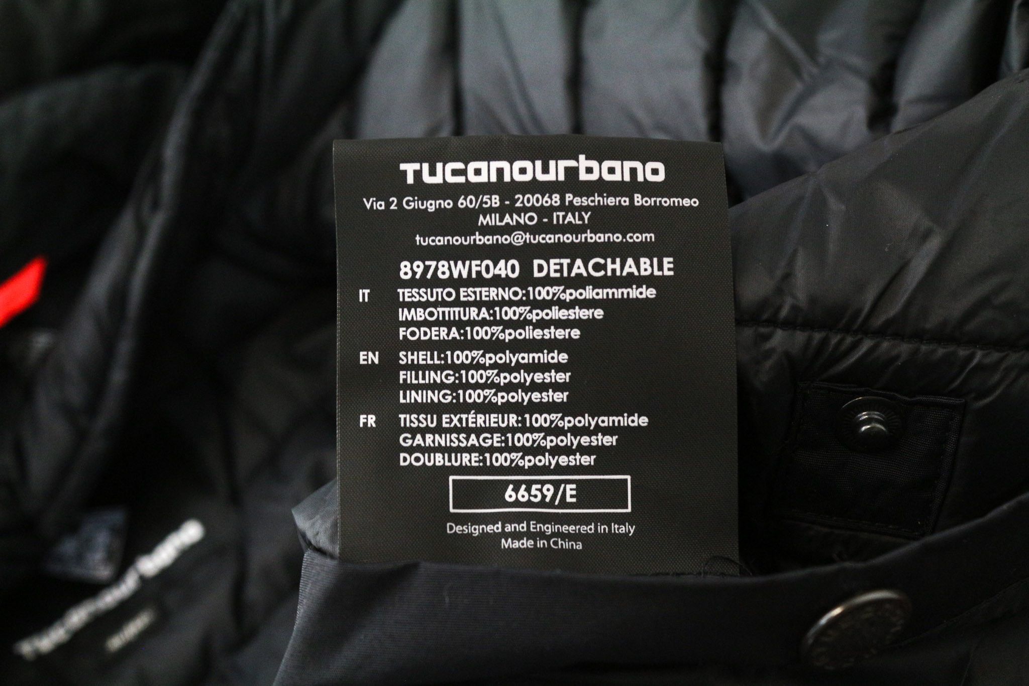 Other HIDE PARK EU42 Black Padded Moto Jacket 74940 Size XL / US 12-14 / IT 48-50 - 6 Thumbnail