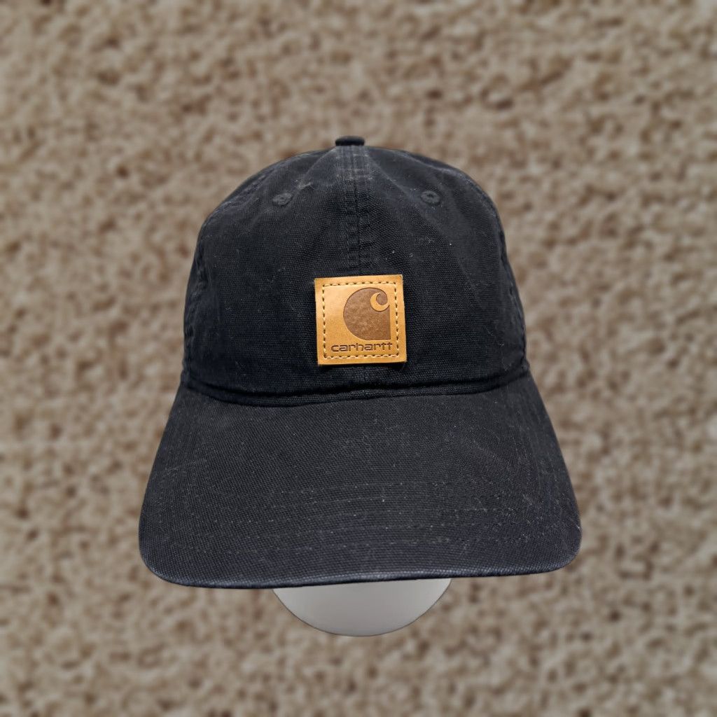 Carhartt VINTAGE Carhartt Baseball Cap Hat Adult One Size Black Cotton Logo Outdoor Workwear Size ONE SIZE - 1 Thumbnail