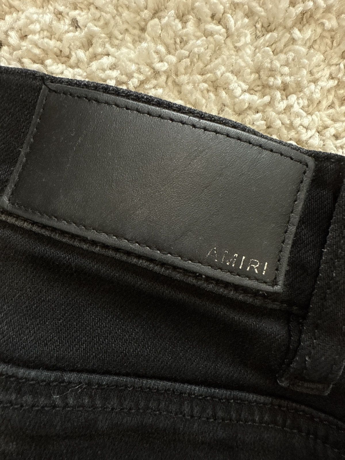 Amiri Amiri Black Washed Jeans Size US 33 - 9 Thumbnail