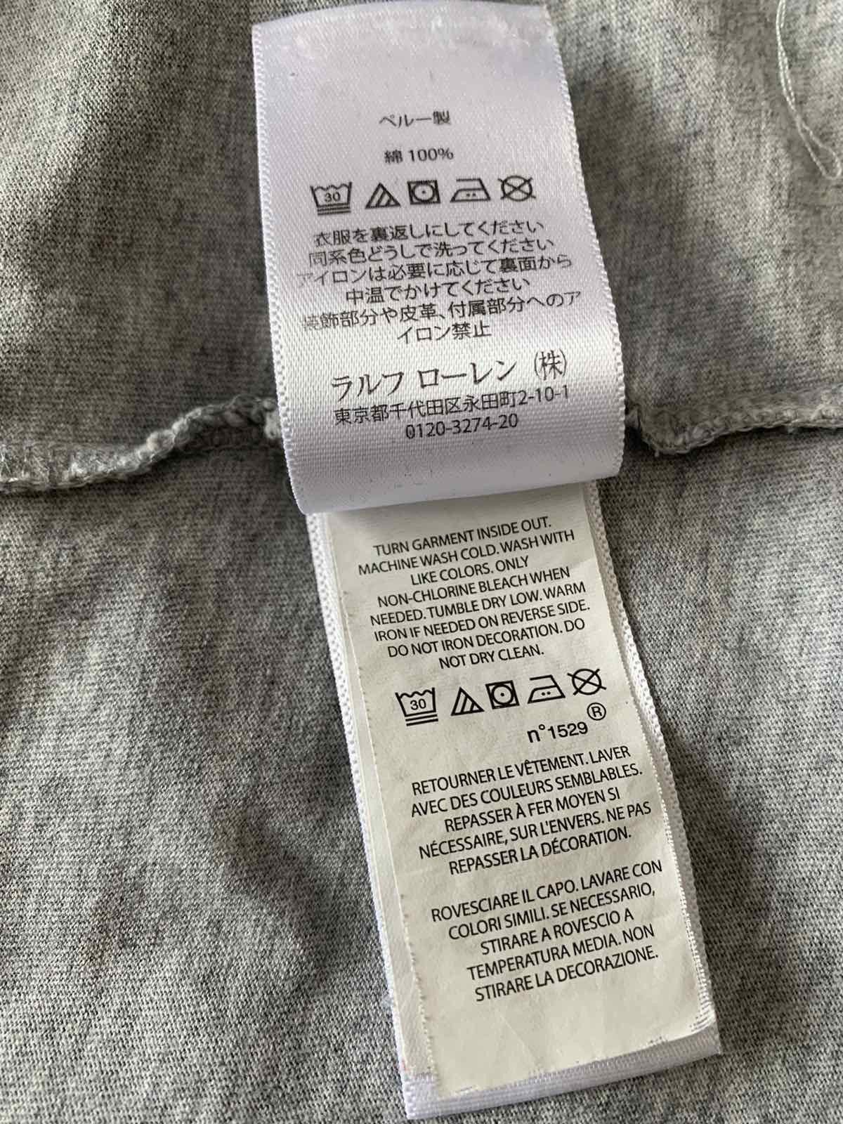 Polo Ralph Lauren 🐻🐻 Polo Bear by Polo Ralph Lauren Grey Cotton T-Shirt Size US XL / EU 56 / 4 - 6 Thumbnail