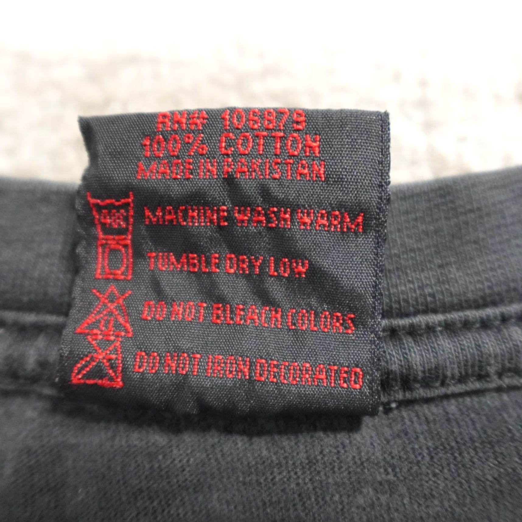 Vintage Iron Maiden Shirt Medium Black Give Me Ed T-Shirt Crew Neck Short Sleeve Men Cotton Graphic Print 90s Concert Elements Mens Size US M / EU 48-50 / 2 - 4 Thumbnail