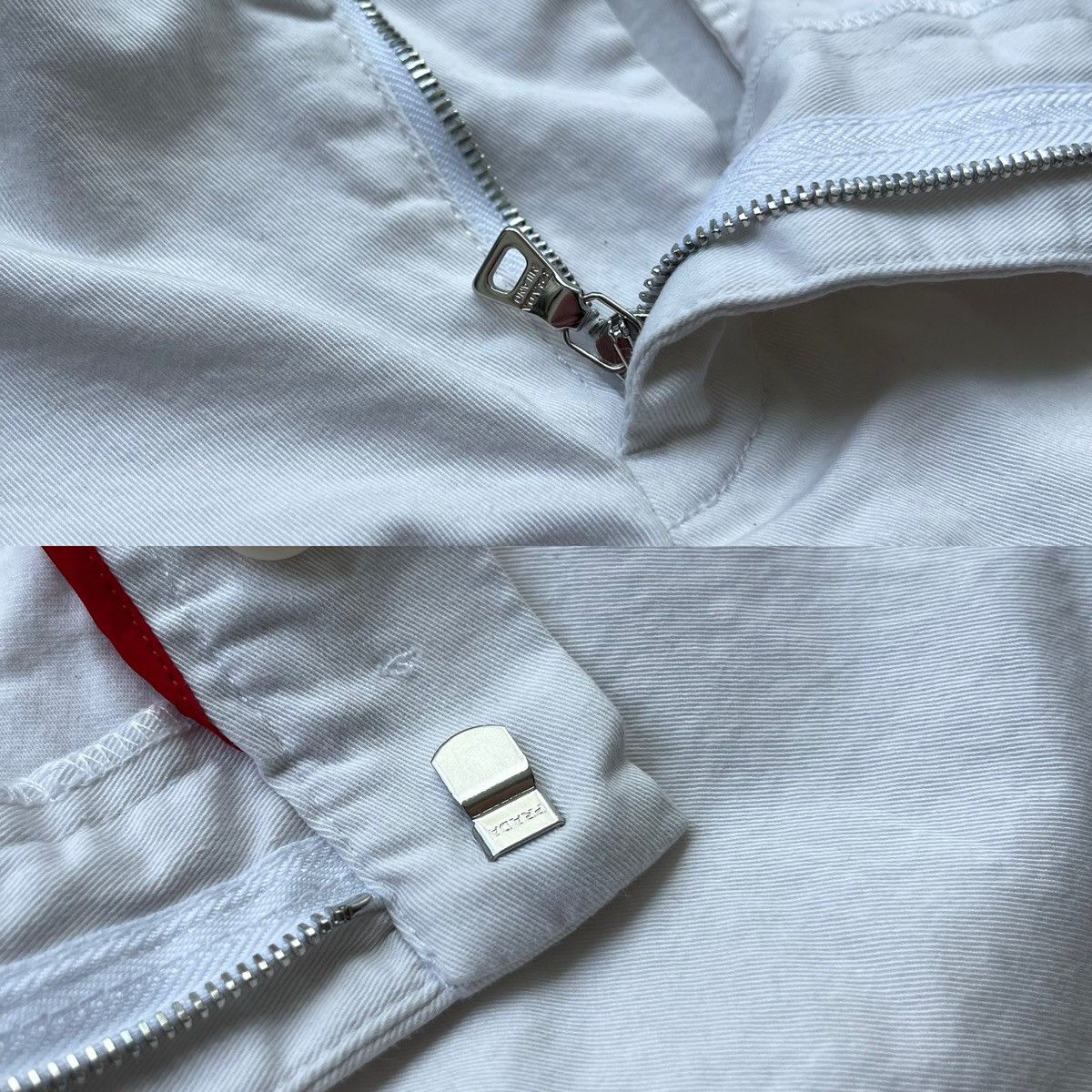 Prada Prada White Tab Luxury Cotton Chino Pants White Size US 36 / EU 52 - 7 Thumbnail