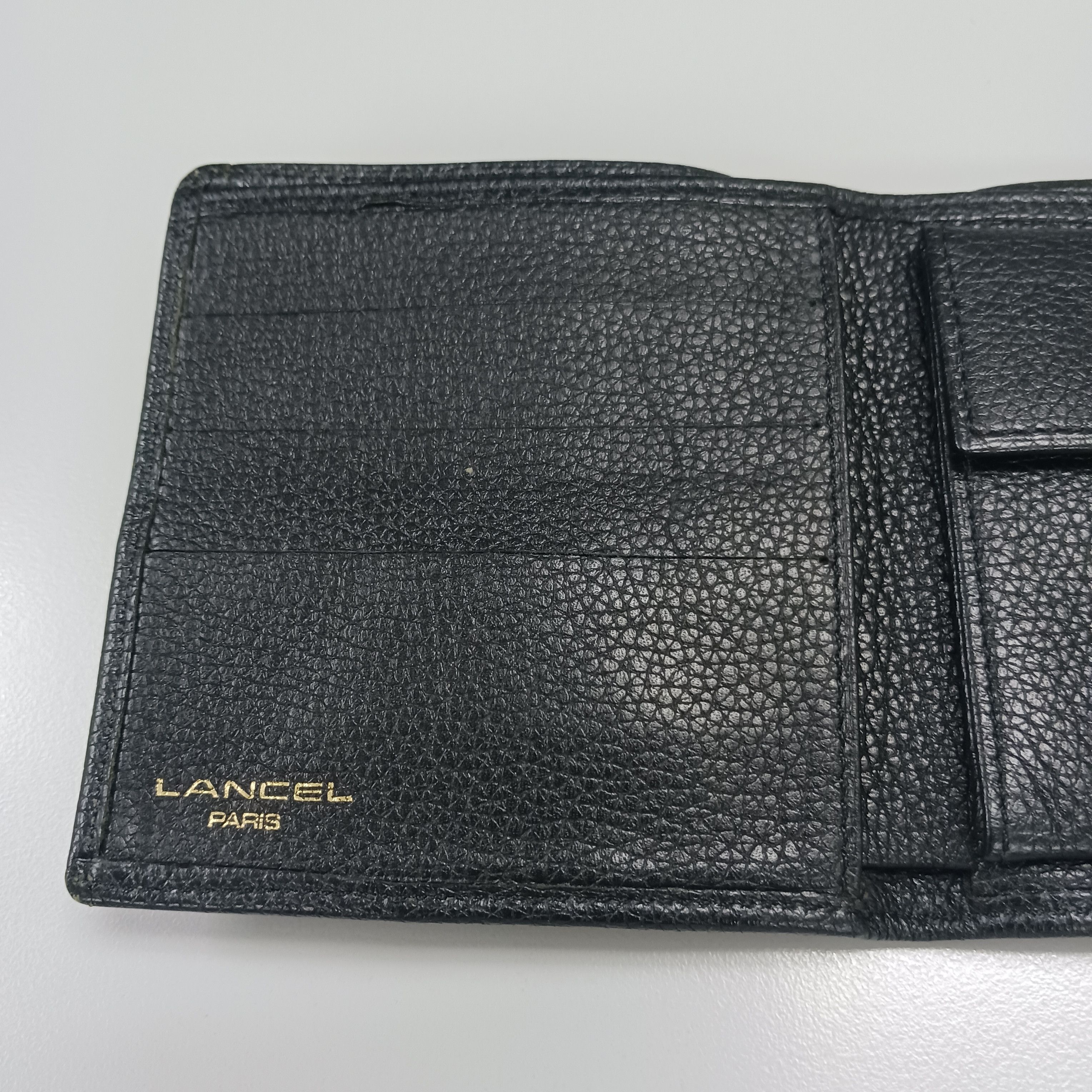 Lancel Vintage LANCEL PARIS Two Folded Logo Leather Wallet Size ONE SIZE - 6 Thumbnail