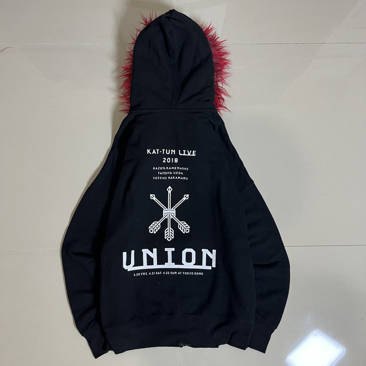 If Six Was Nine Union x Johnny’s Faux Fur Hoodie – Rare Japan XL Fit Size US XL / EU 56 / 4 - 2 Thumbnail