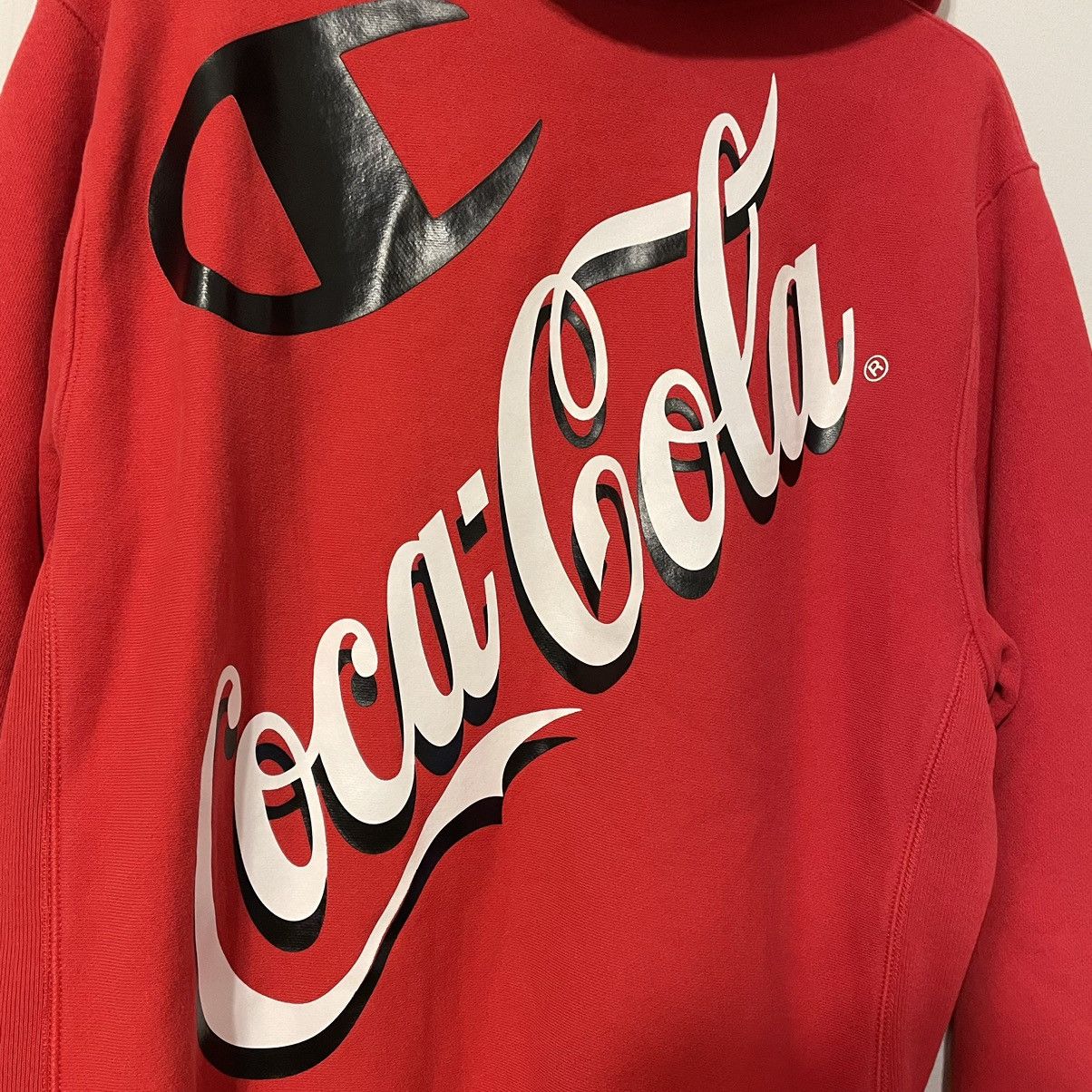 Champion Vintage Champion Reverse Weave Coca Cola Graphic Hoodie Size US M / EU 48-50 / 2 - 6 Thumbnail