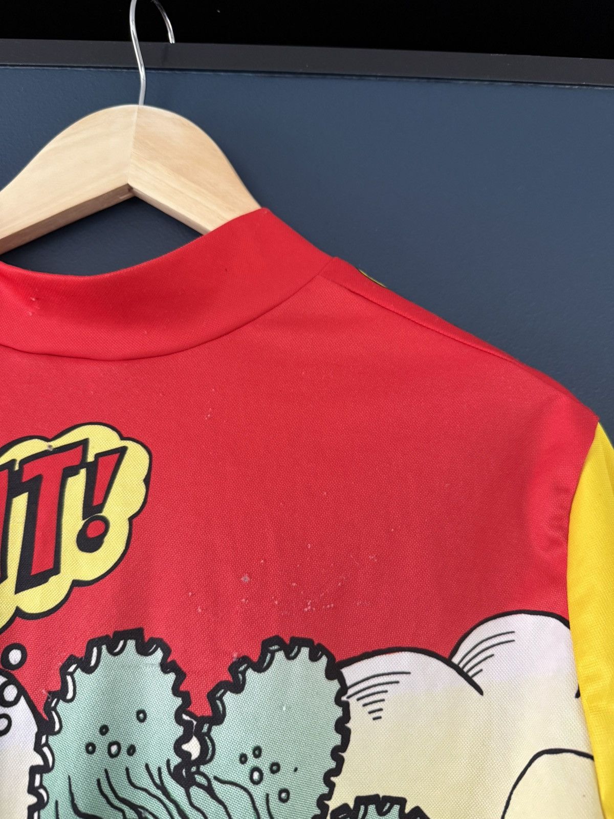PEARL iZUMi Vintage 90s Pearl iZUMi Pop Art Godzilla Cycling Jersey Size US XL / EU 56 / 4 - 9 Thumbnail