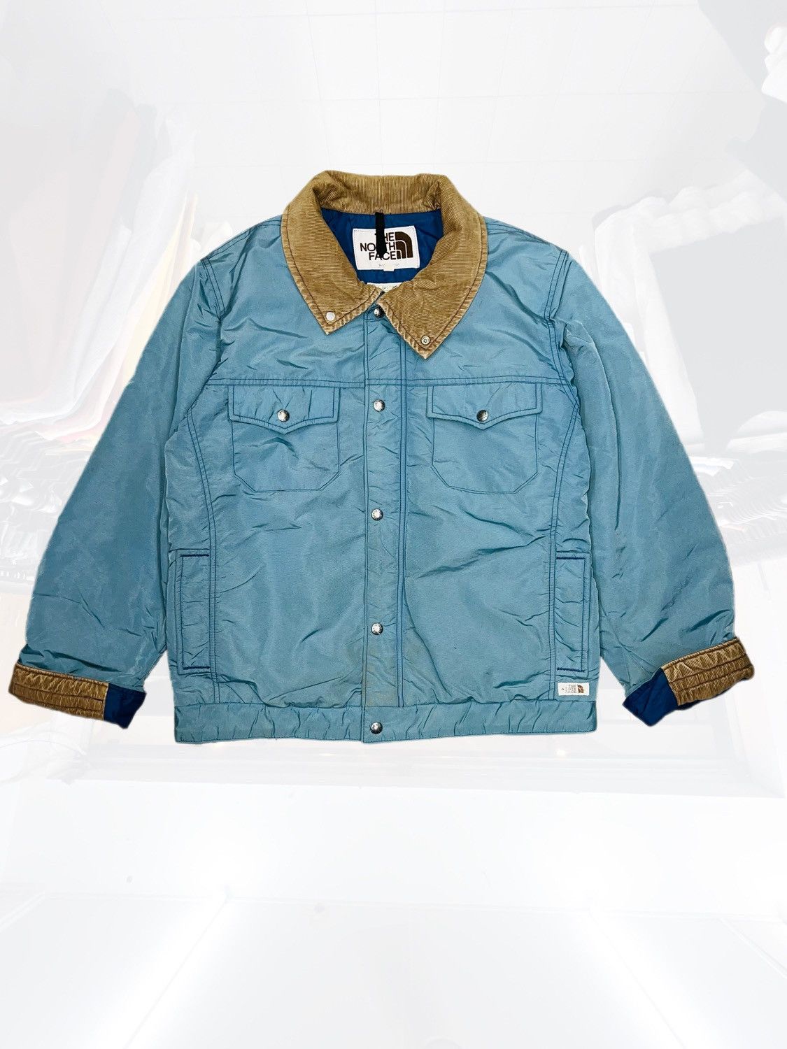 The North Face × Vintage Vintage The North Face Down Trucker Expedition Jacket Size US L / EU 52-54 / 3 - 1 Thumbnail