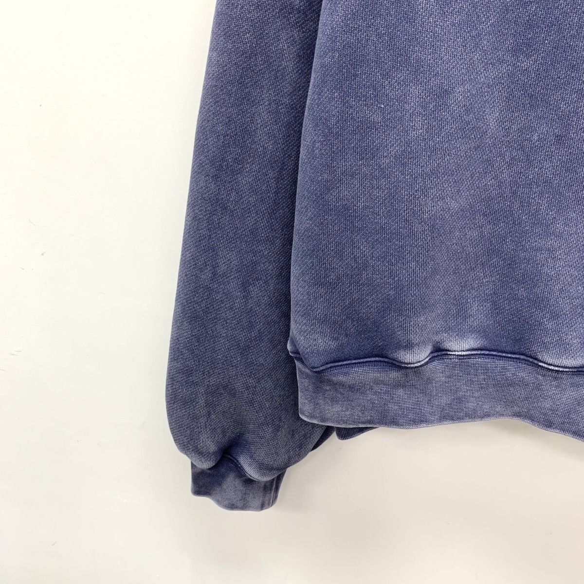 Alexander Wang Alexander Wang Dark Blue Washed Long Sleeve Sweatshirt K26WX Size M / US 6-8 / IT 42-44 - 4 Thumbnail