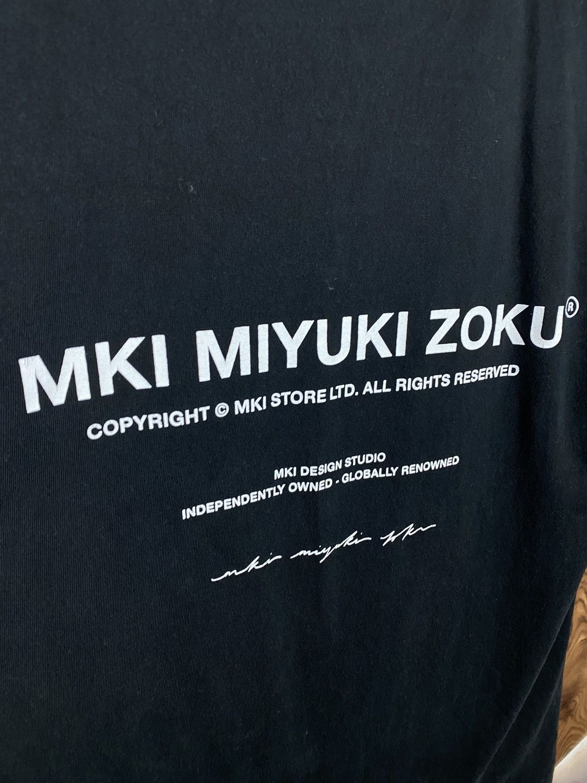 Mki Miyuki Zoku Mki Miyuki Zoku Designer T-Shirt Big Logo Tee Luxury Size US S / EU 44-46 / 1 - 6 Thumbnail