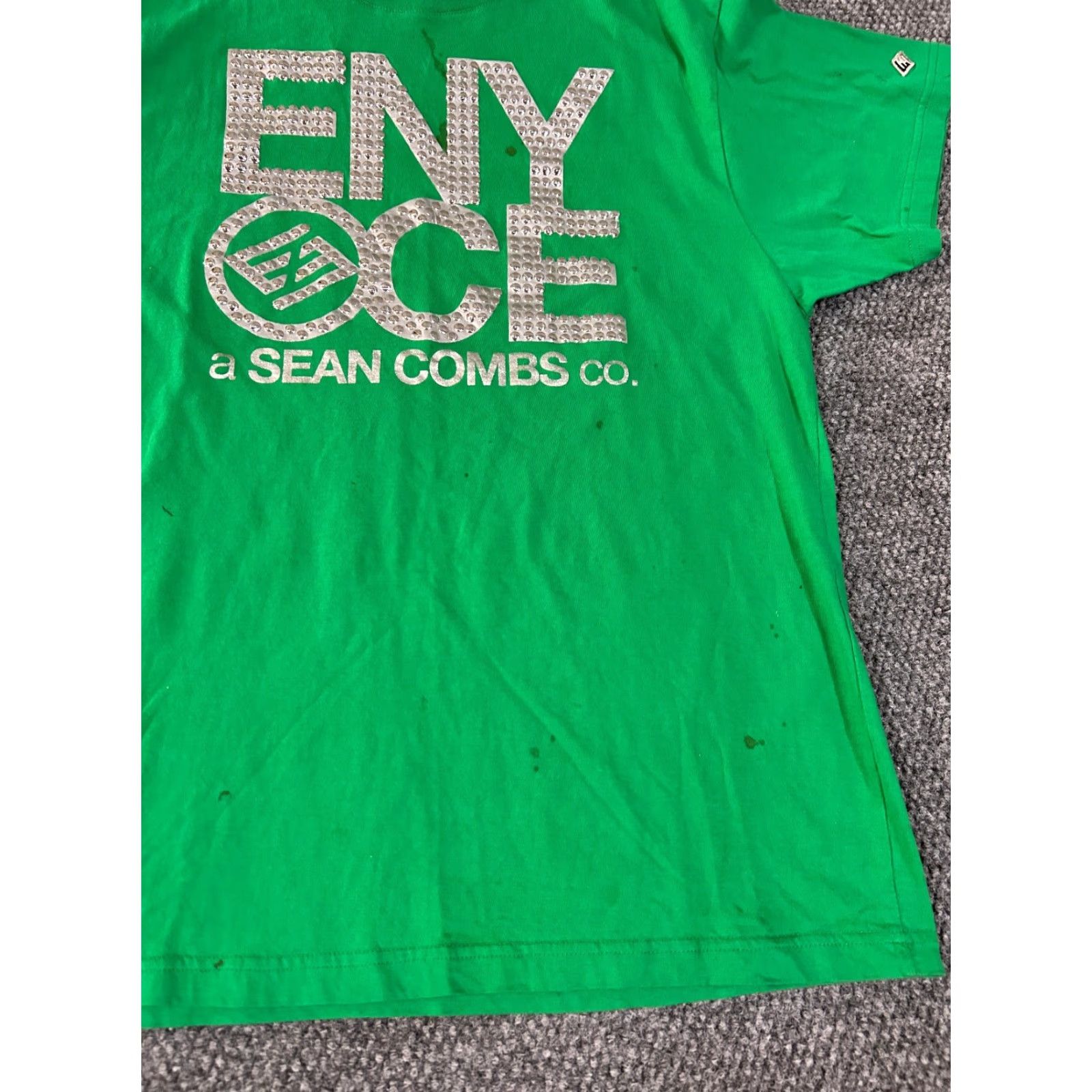 Enyce ENYCE T-Shirt Mens XL Green Hip Hop Logo Short Sleeve Crew Neck Vintage No Size US XL / EU 56 / 4 - 4 Thumbnail