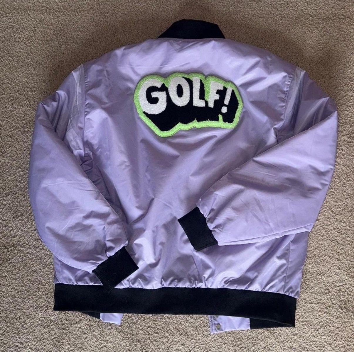 Golf Wang Golf Wang Wham Purple Bomber Jacket Size US XL / EU 56 / 4 - 6 Thumbnail