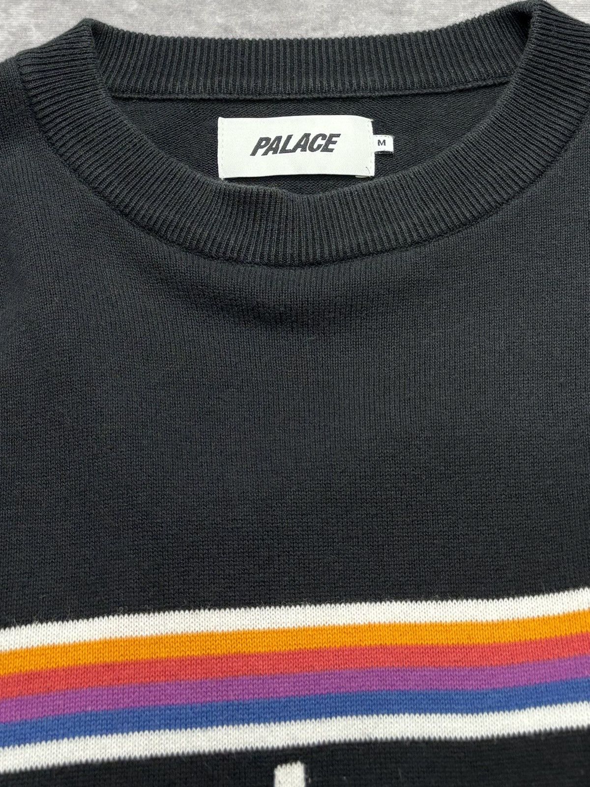 Palace Palace Multi Stripe Knit Black(SS17) Size US M / EU 48-50 / 2 - 2 Thumbnail