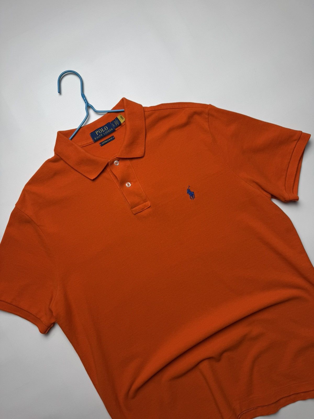 Polo Ralph Lauren Polo Ralph Lauren Custom Slim Fit Polo - Burnt Orange Size US L / EU 52-54 / 3 - 2 Thumbnail