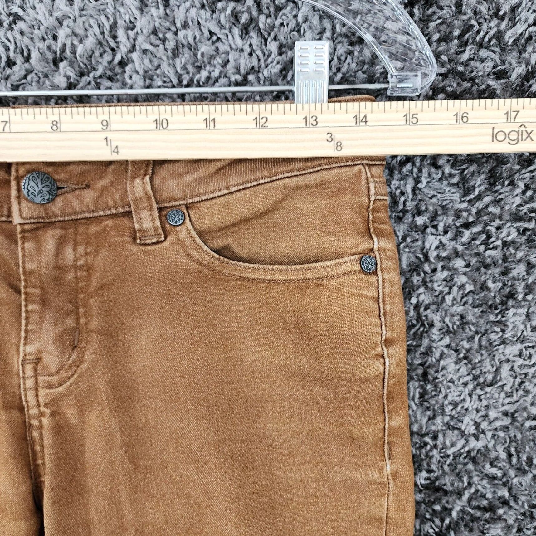 Prana prAna Jeans Women Skinny Brown Size 2 Stretchy 30in Inseam Womens Size 26" / US 2 / IT 38 - 4 Thumbnail