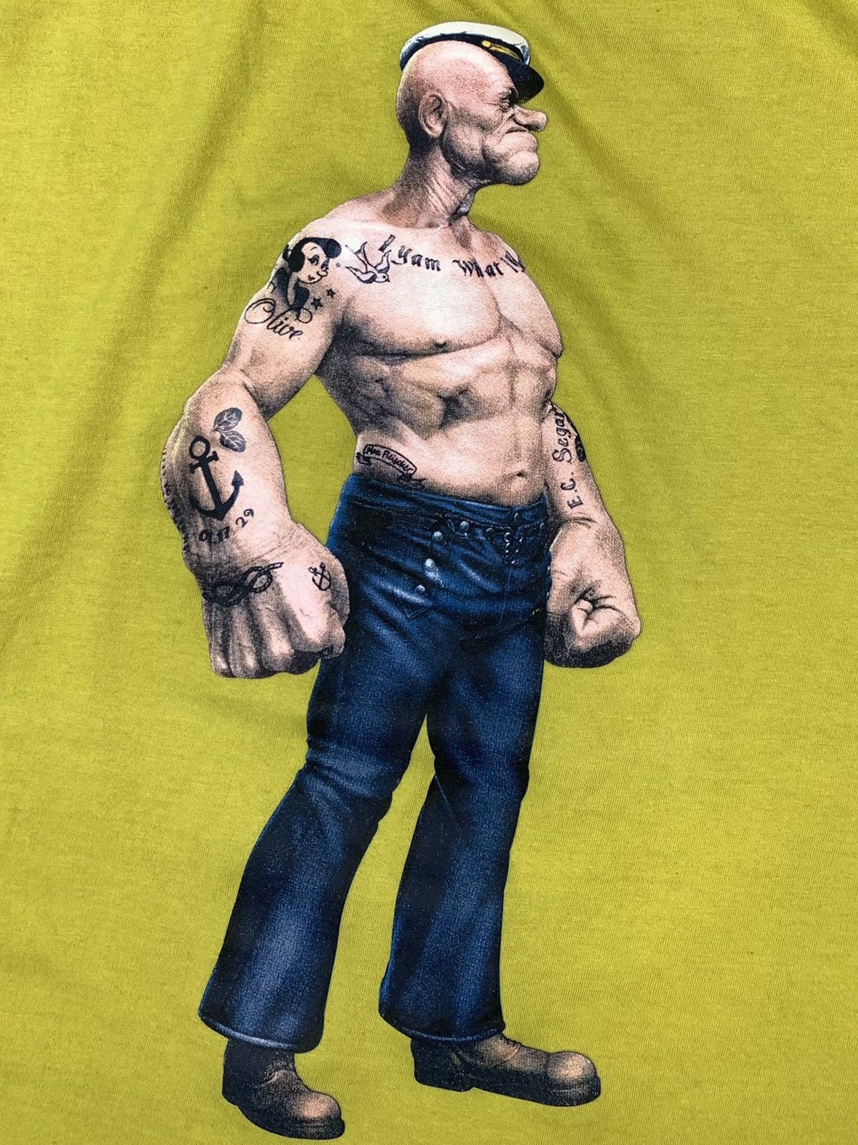 Vintage Vintage Popeye The Sailor Man T-Shirt Size XXL Size US XXL / EU 58 / 5 - 4 Thumbnail