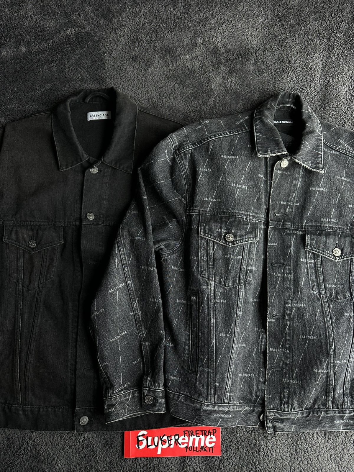 Balenciaga Balenciaga Oversized Stonewashed Logo Size US XL / EU 56 / 4 - 12 Thumbnail