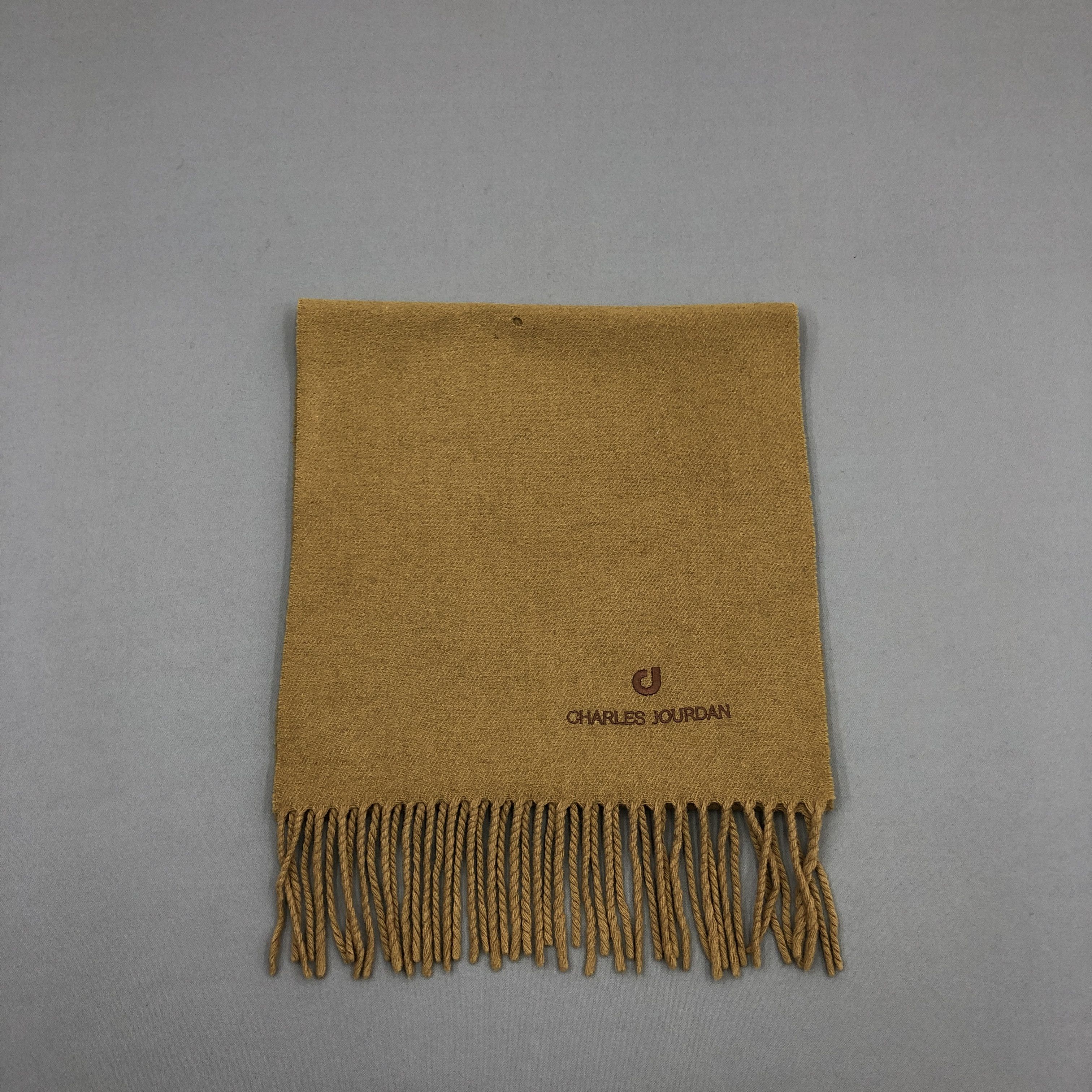 Charles Jourdan Vintage Charles Jourdan Scarf Muffler Wool Cashmere Scarves Size ONE SIZE - 2 Thumbnail