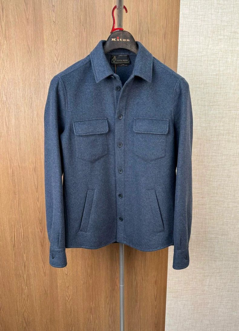 Loro Piana LORO PIANA Excellence series camel hair shirt jacket Size US S / EU 44-46 / 1 - 1 Thumbnail