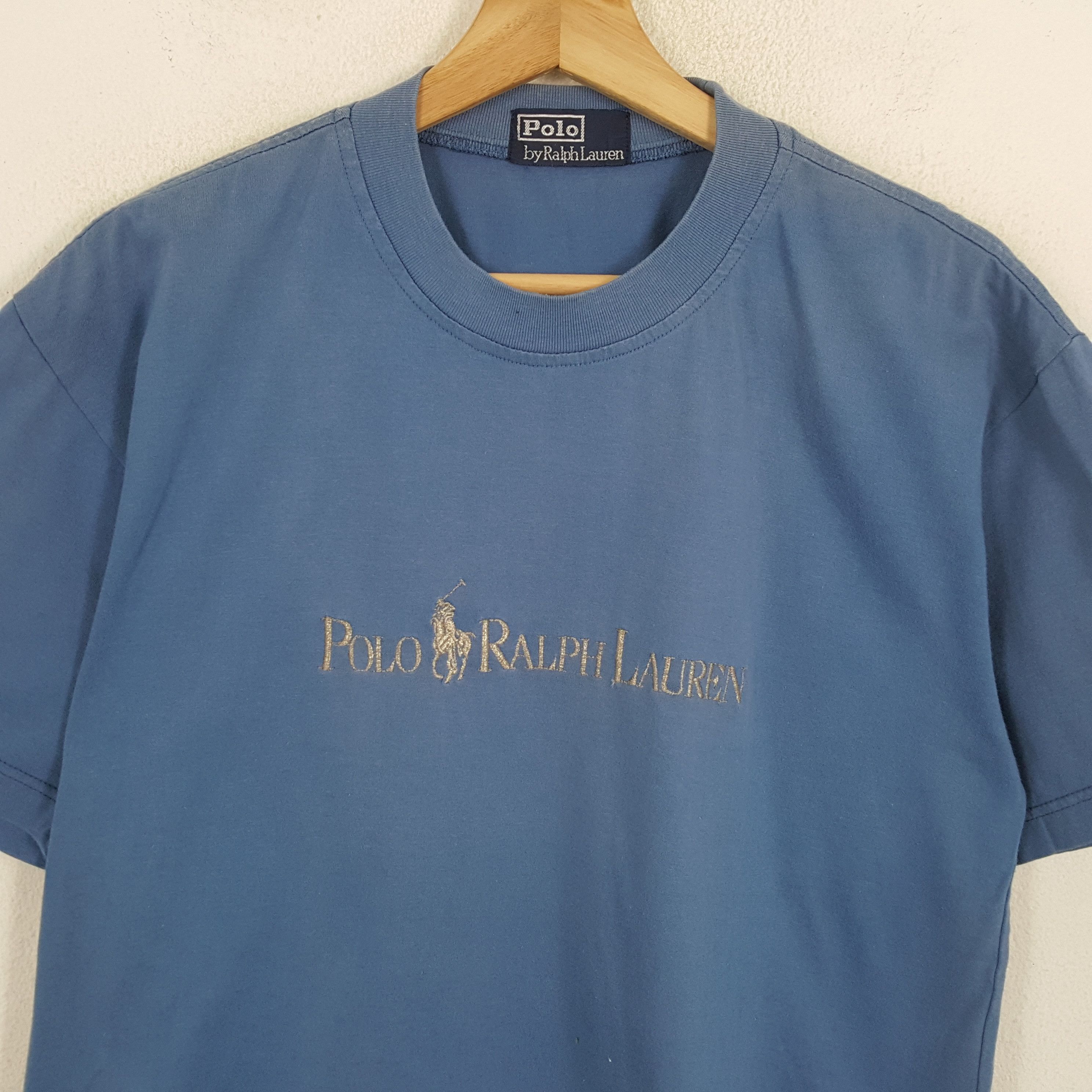 Polo Ralph Lauren × Vintage Vintage POLO by RALPH LAUREN Embroidery Design T-Shirts Size US M / EU 48-50 / 2 - 2 Thumbnail