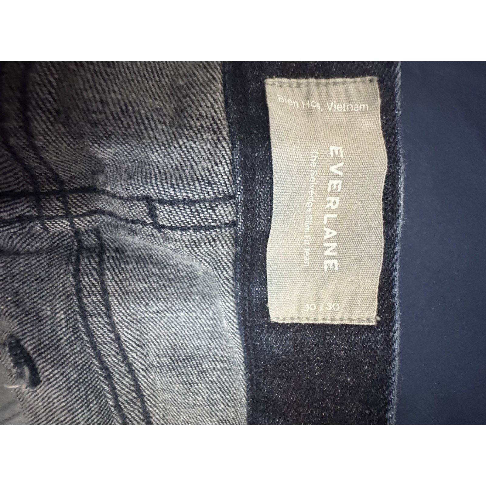 Everlane Mens Everlane Jeans The Selvedge Slim Fit Jean Straight Leg Size US 29 - 5 Thumbnail