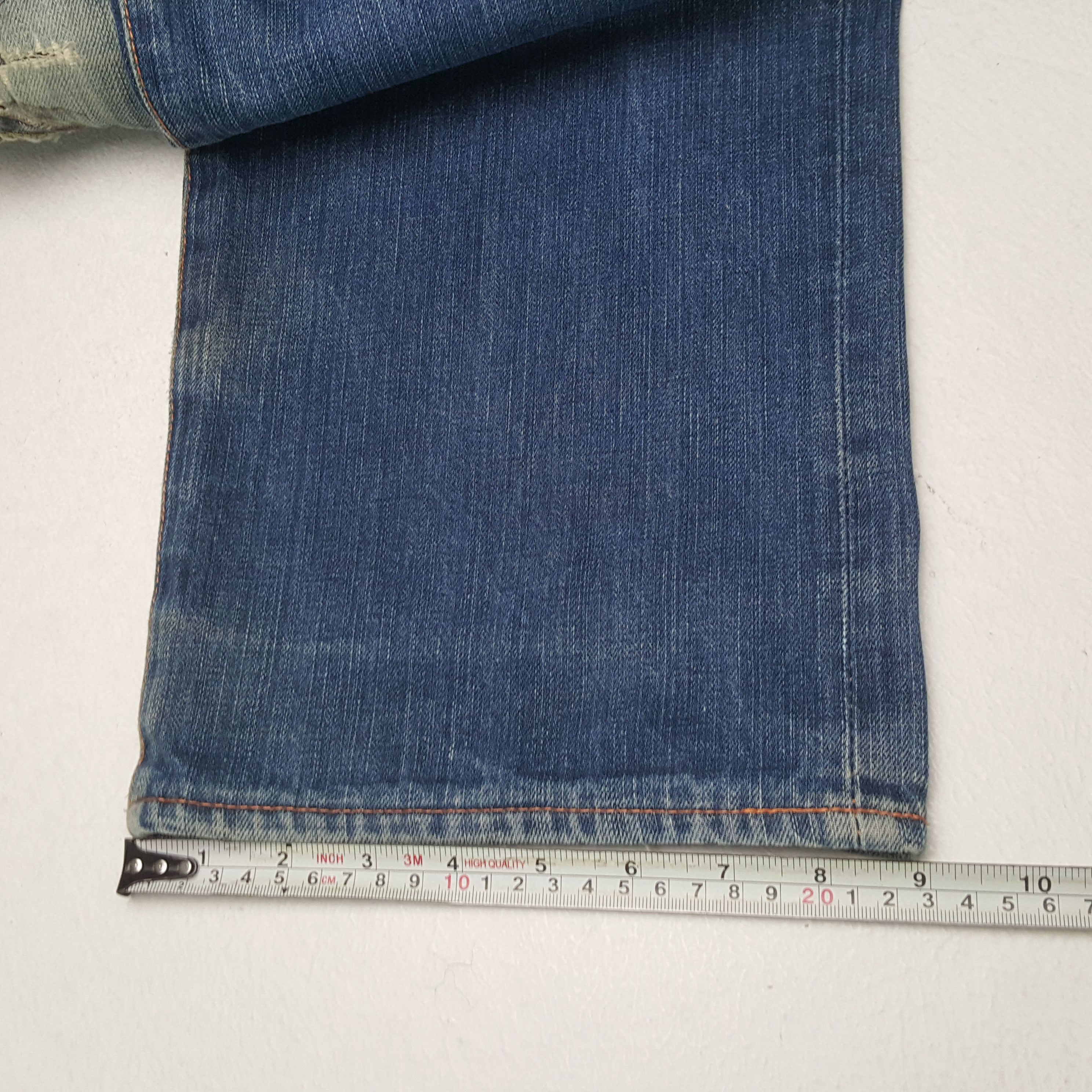 Evisu × Japanese Brand × Vintage Vintage EVISU Japanese Brand Daicock Custom Distressed Jeans Size US 36 / EU 52 - 11 Thumbnail