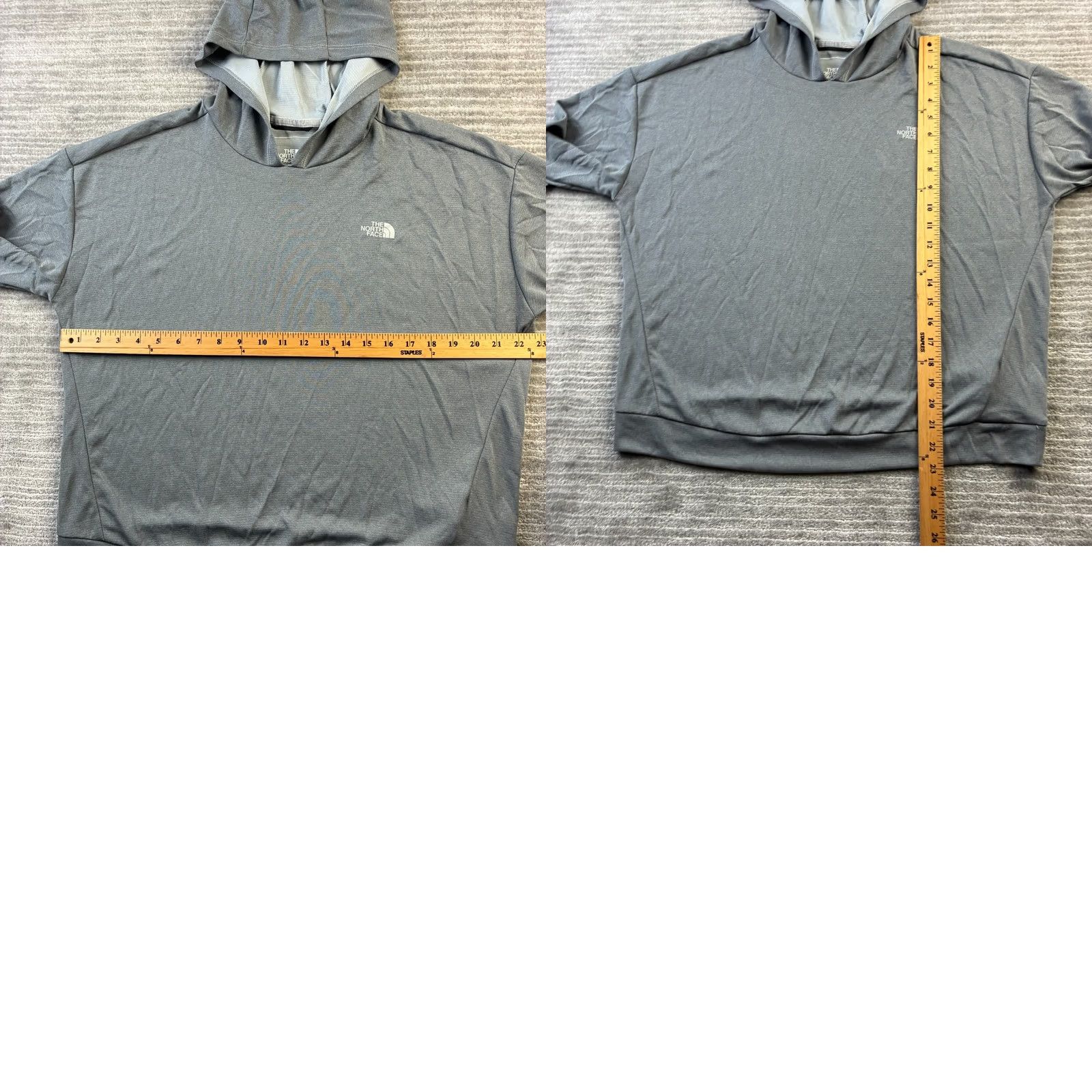 The North Face VINTAGE The North Face Hoodie Womens XL Gray Wander Sun UV Protection Size XL / US 12-14 / IT 48-50 - 8 Thumbnail