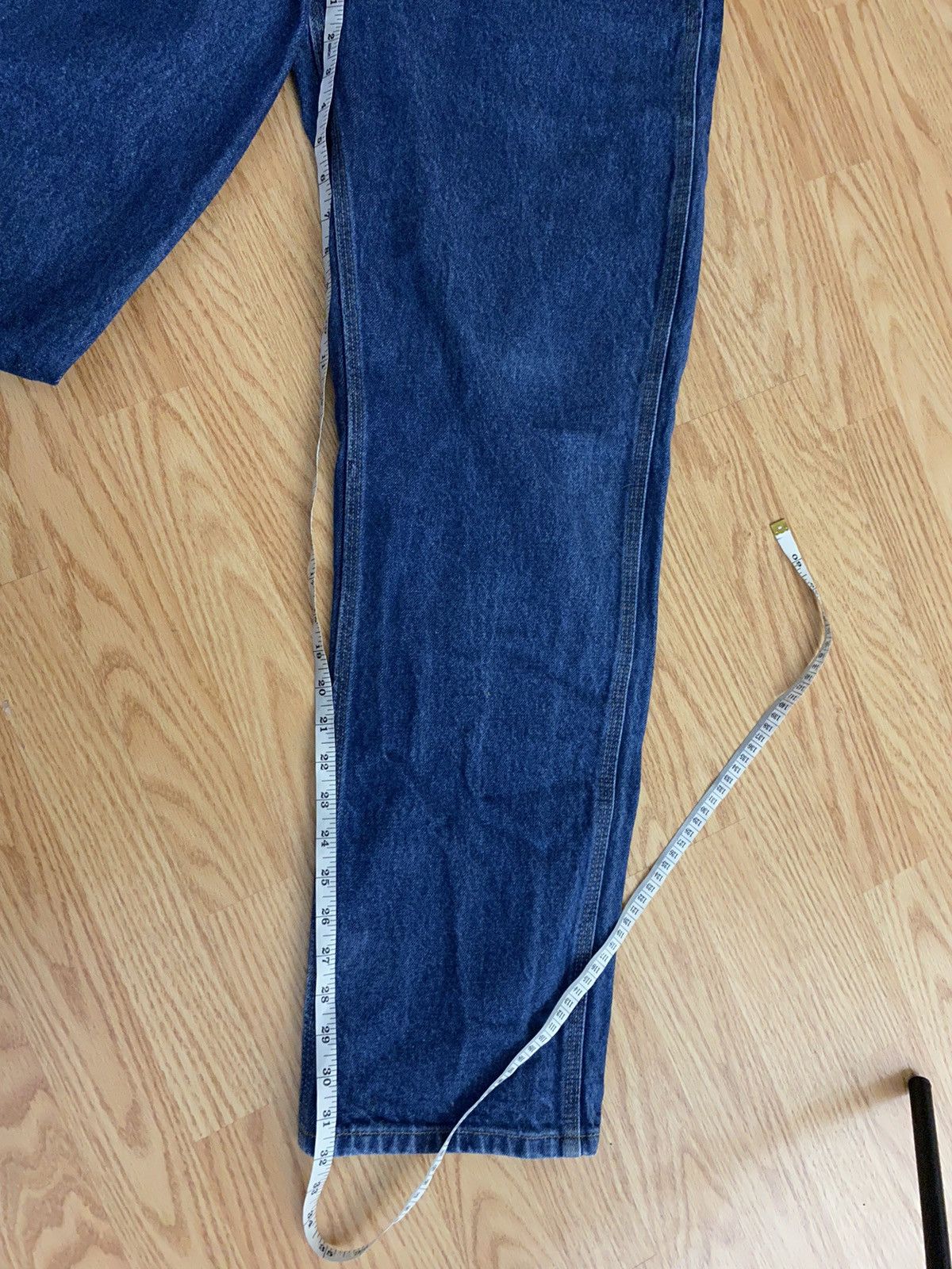 Carhartt × Vintage Vintage Carhartt Carpenter Blue Denim Jeans 6 Pocket Size US 34 / EU 50 - 8 Thumbnail
